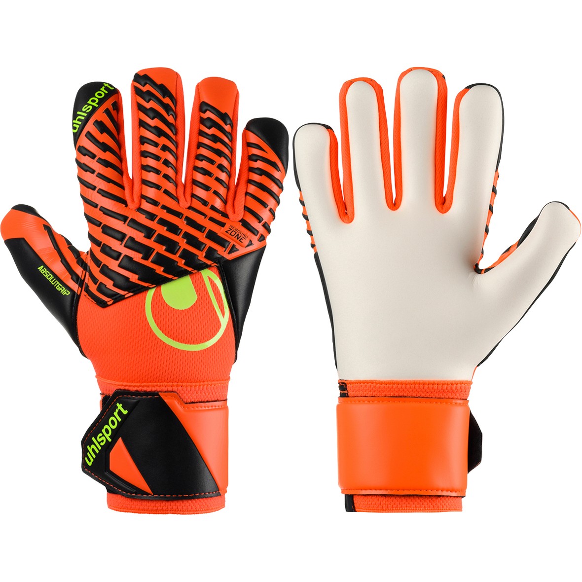 Uhlsport FM ZNE ABSOLUTGRIP HN PRO keepershandschoenen junior fluo red white fluo yellow