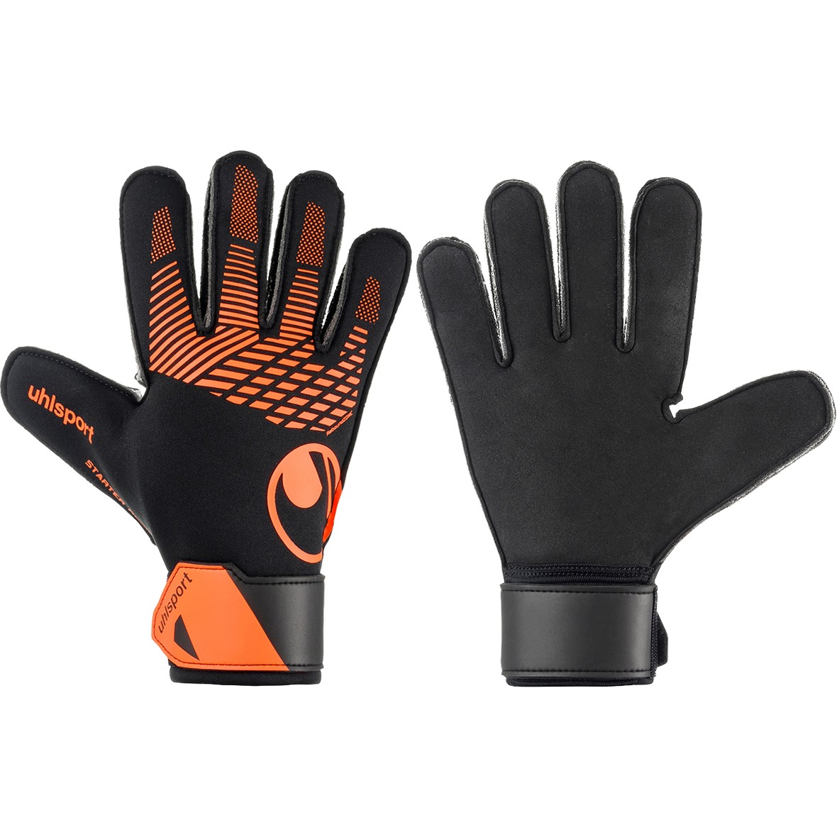 Uhlsport FM ZNE STARTER RESIST+ keepershandschoenen junior black fluo oranje