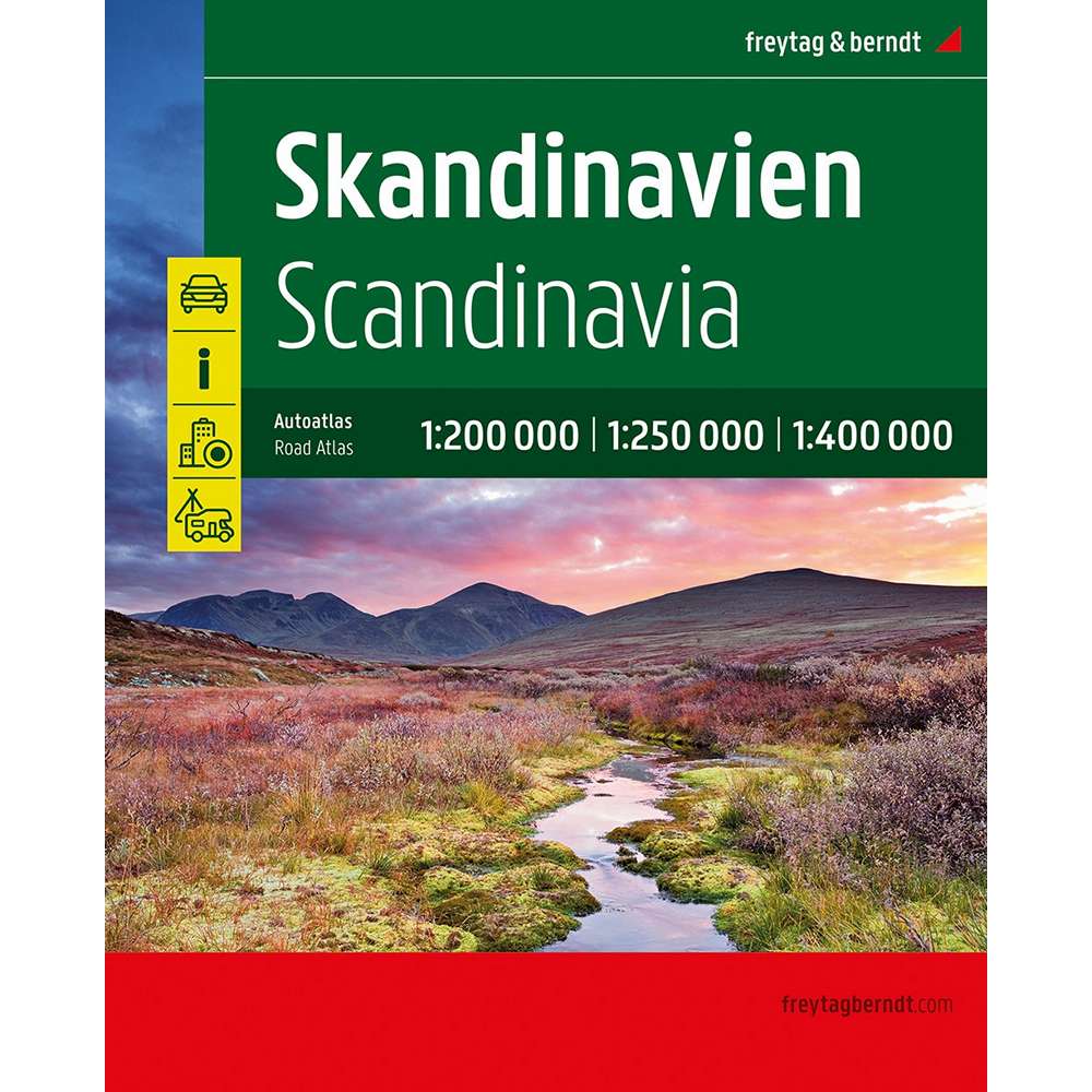 Freytag & Berndt Scandinavië Superatlas wegenkaart 