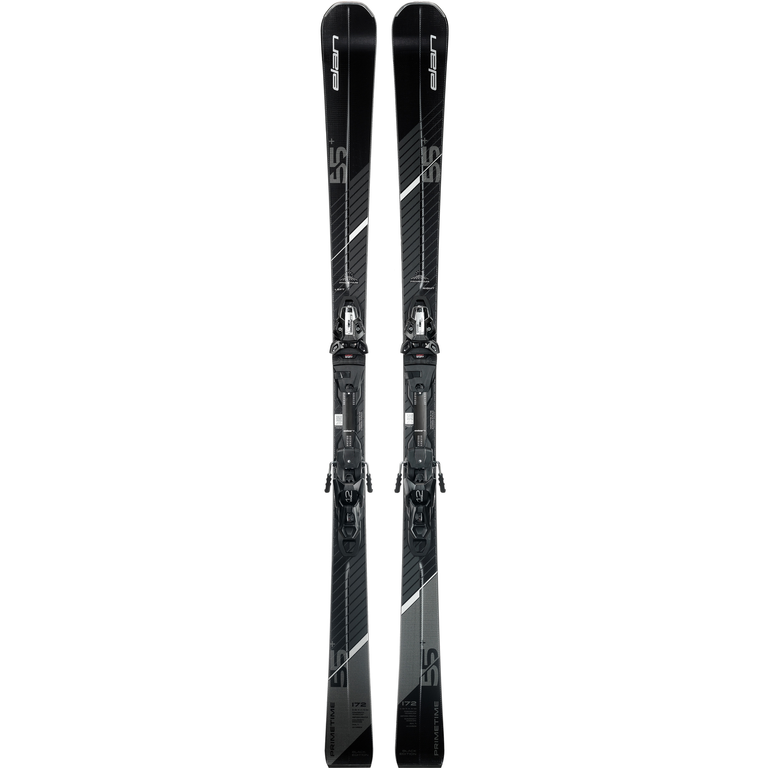 Elan Primetime 55+ BE 25 - 26 ski's met EMX 12.0 GW Fusion X binding