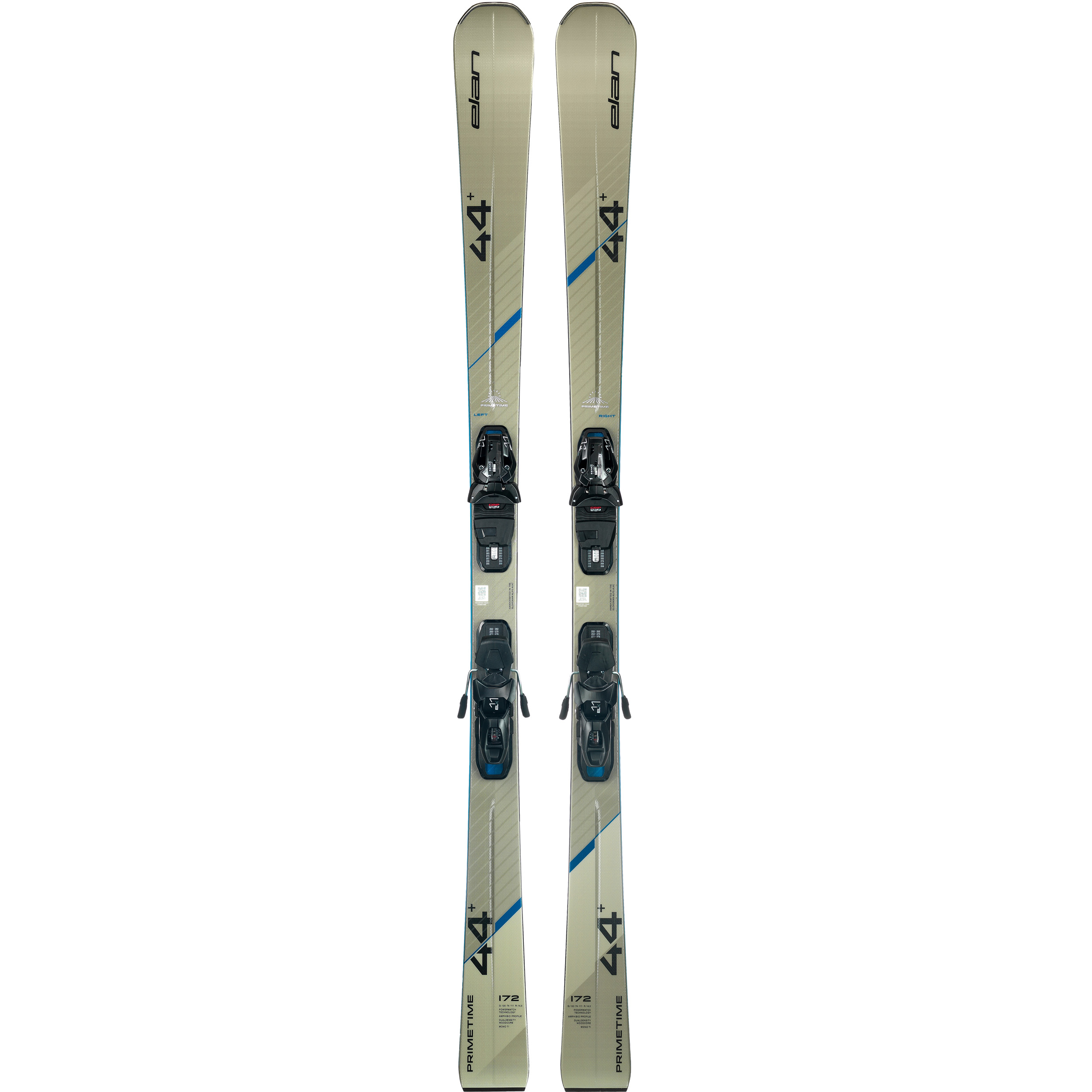Elan Primetime 44+ 25 - 26 ski's met EMX 12.0 GW Fusion X binding