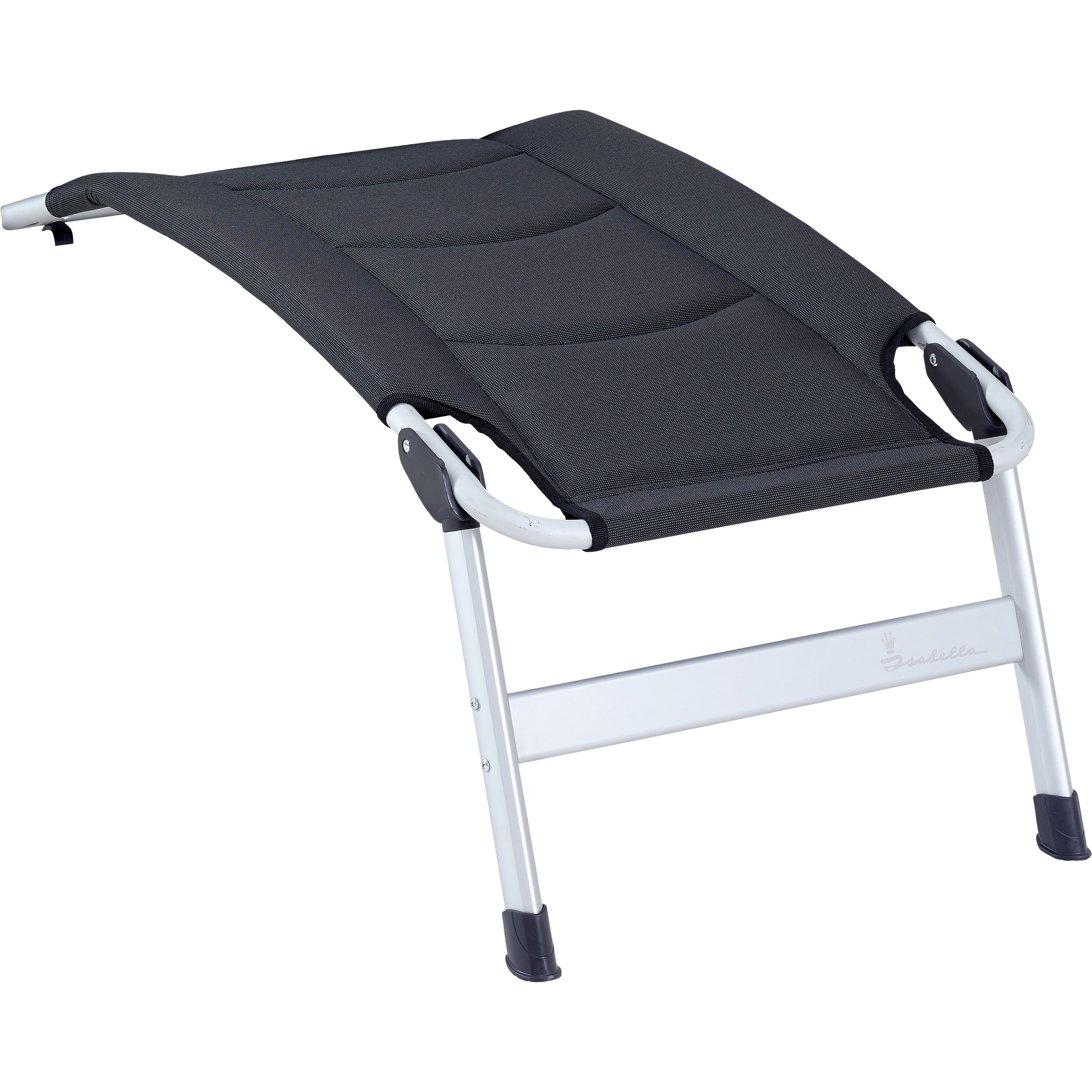 Isabella Voetenbankje dark grey 