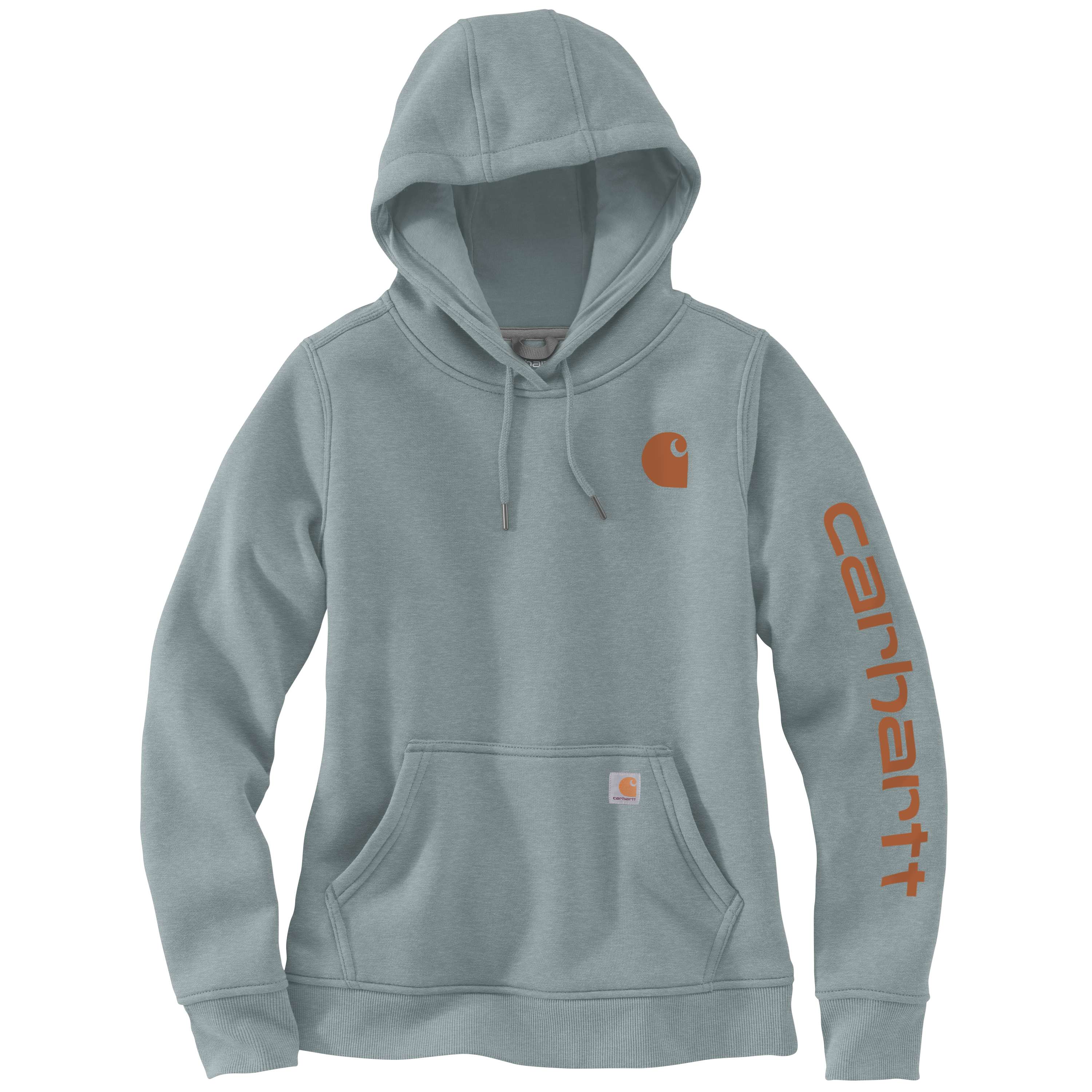Carhartt Iconic Clarksburg hoodie dames blue cove heather 