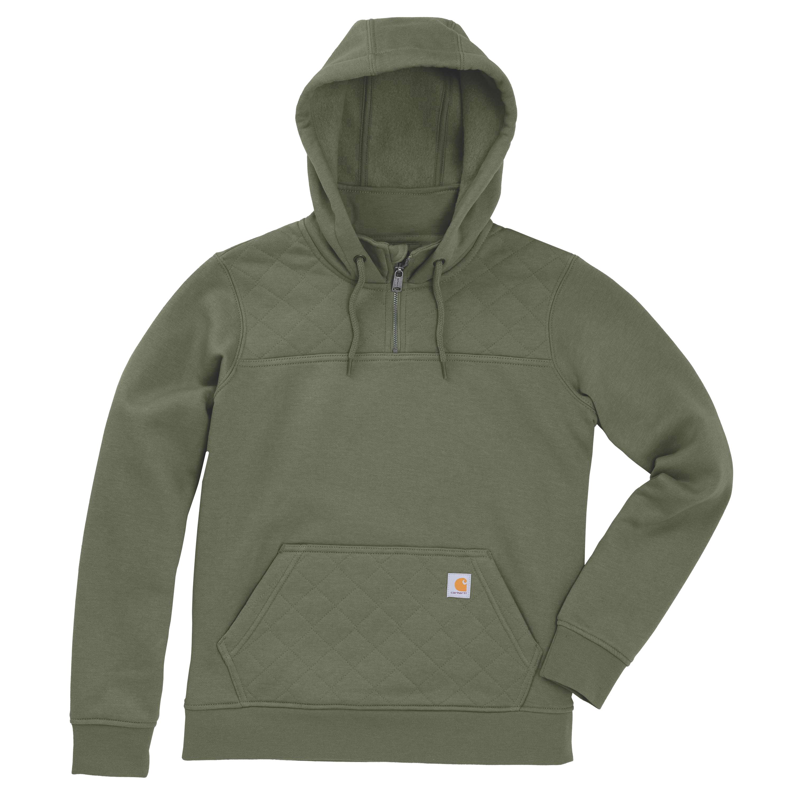 Carhartt Paxton hoodie dames dusty olive  