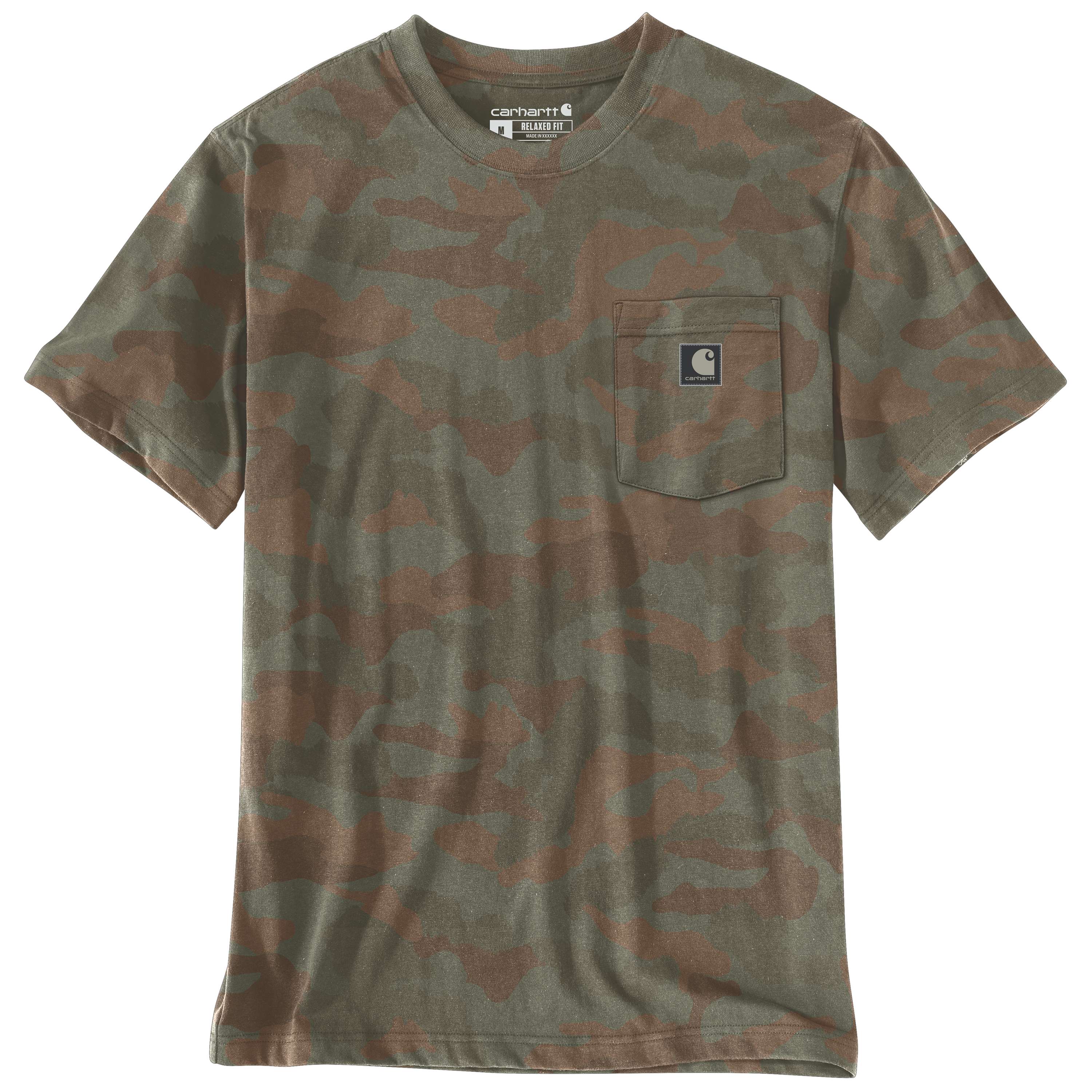 Carhartt Irvine Relaxed shirt heren army green camo  
