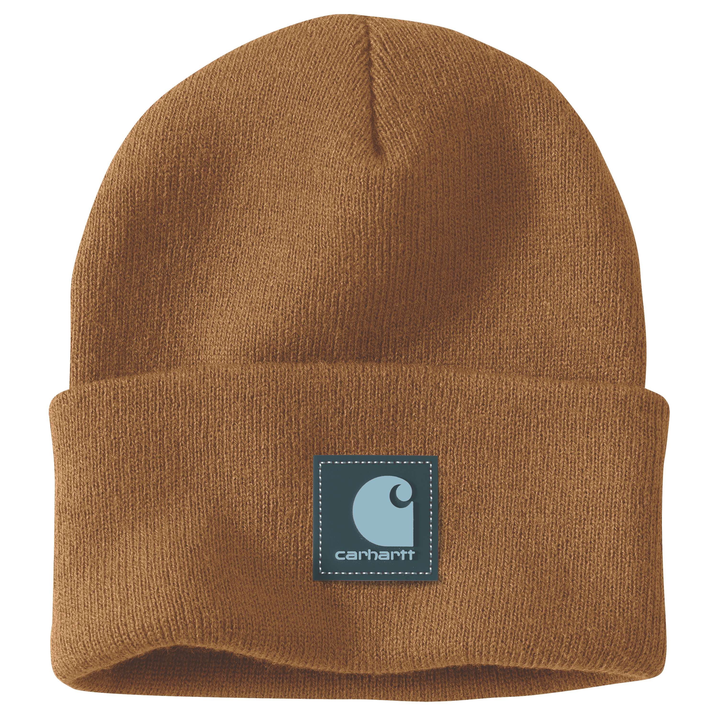Carhartt Knit Rubber Patch muts carhartt brown dark harbor 