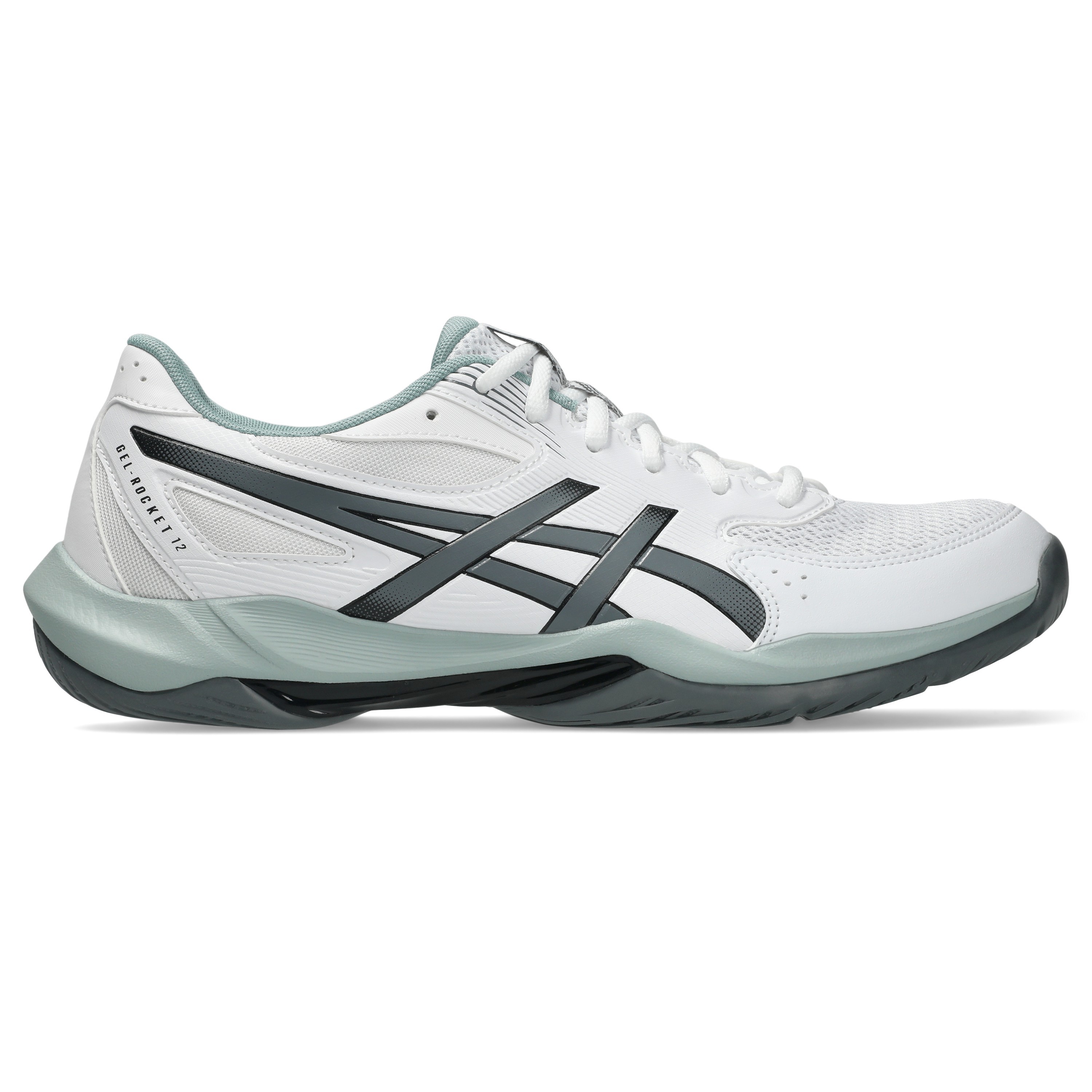 ASICS GEL-ROCKET 12 indoorschoenen heren white steel grey