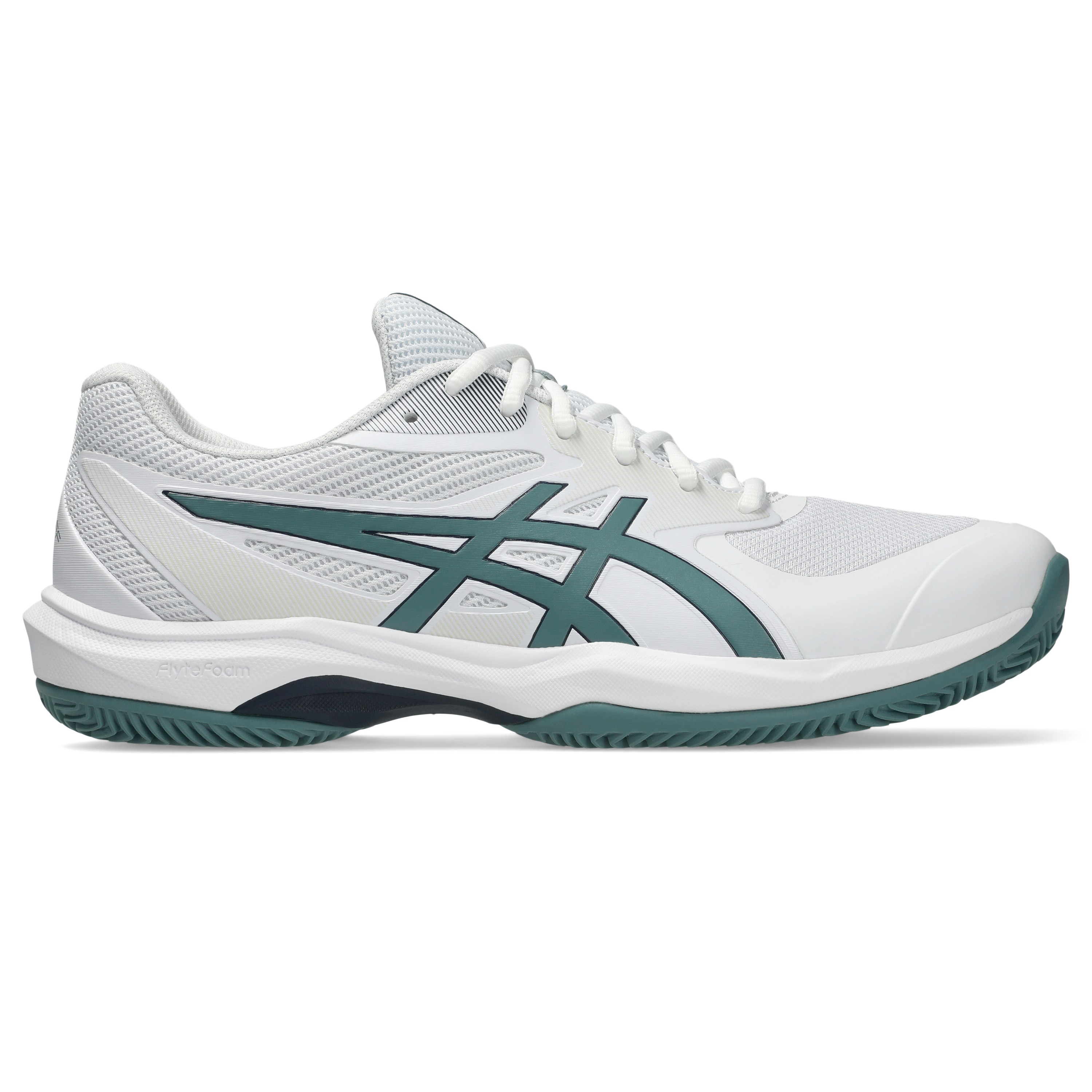 ASICS GAME FF CLAY OC tennisschoenen heren white foggy teal