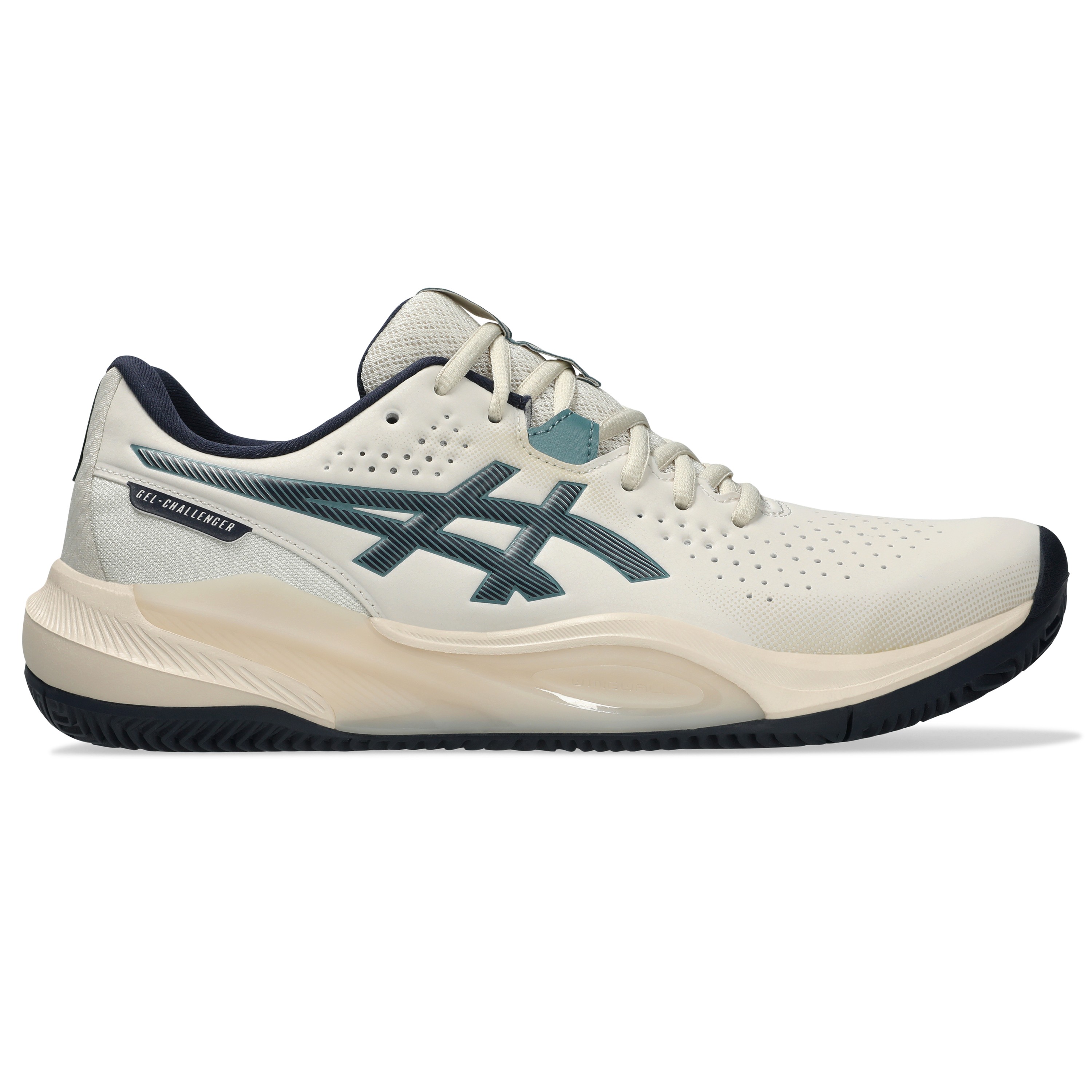 ASICS GEL-CHALLENGER 15 CLAY tennisschoenen heren oatmeal midnight