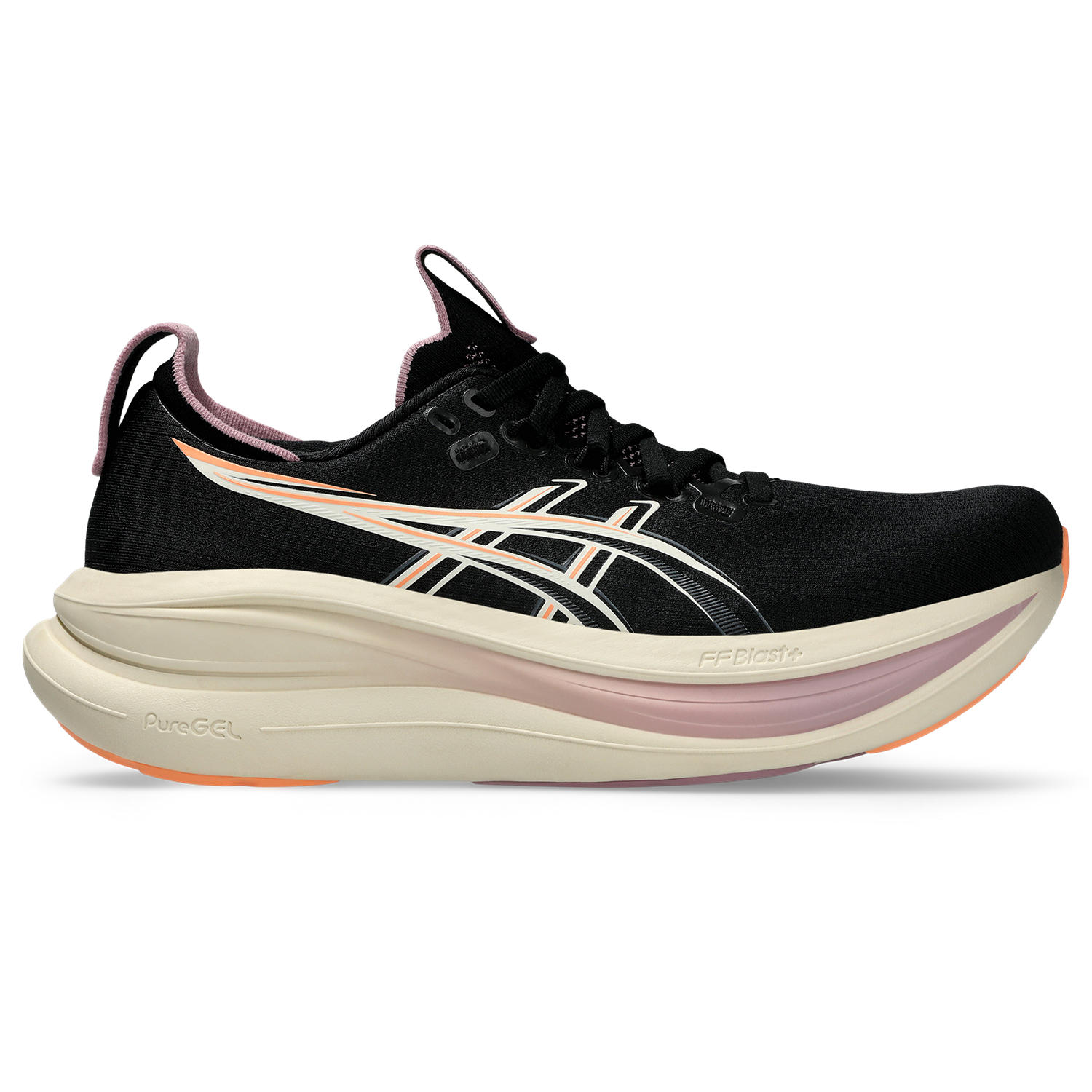 ASICS GEL-NIMBUS 28 hardloopschoenen dames black taro purple