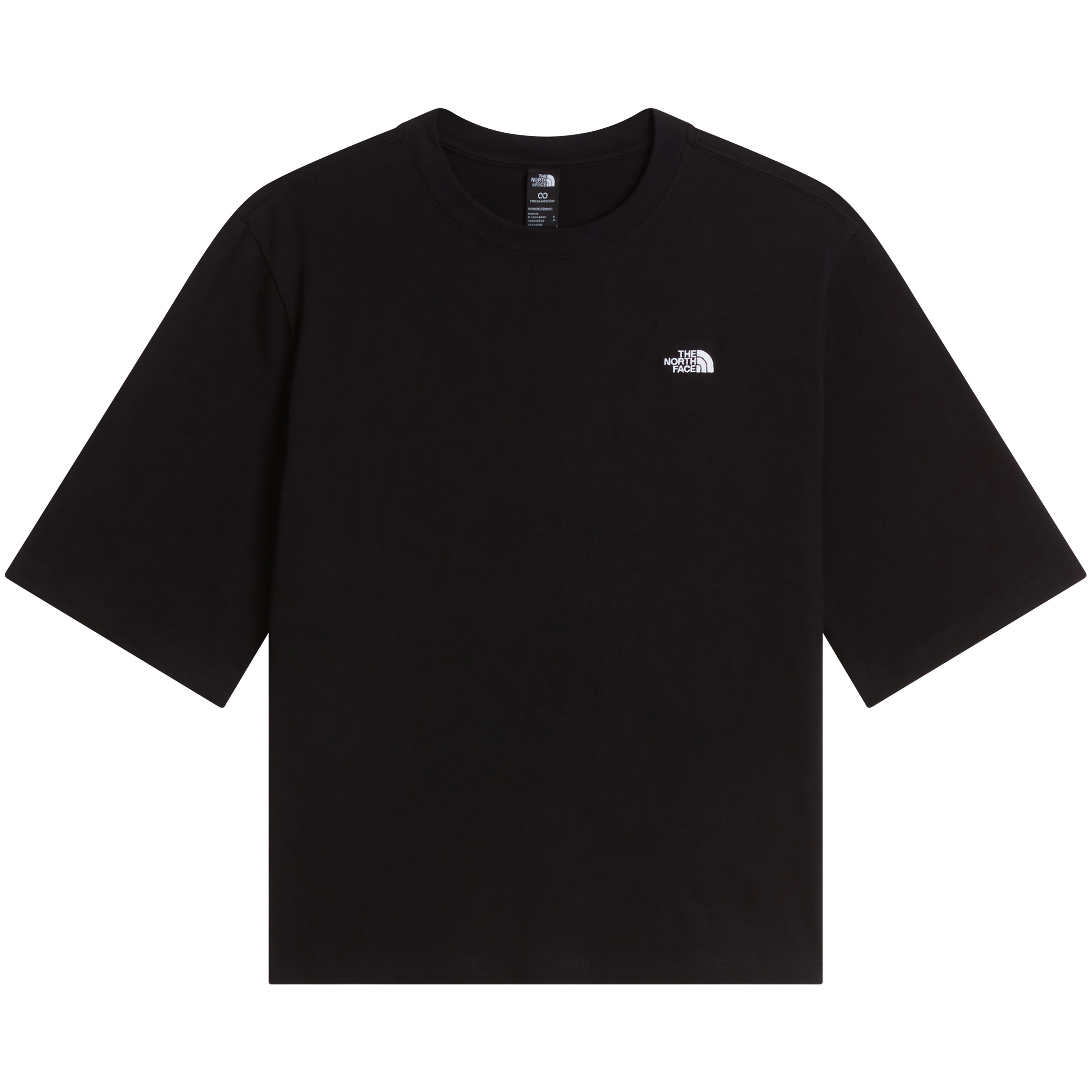 The North Face Essential Simple Dome Boxy shirt dames TNF black  