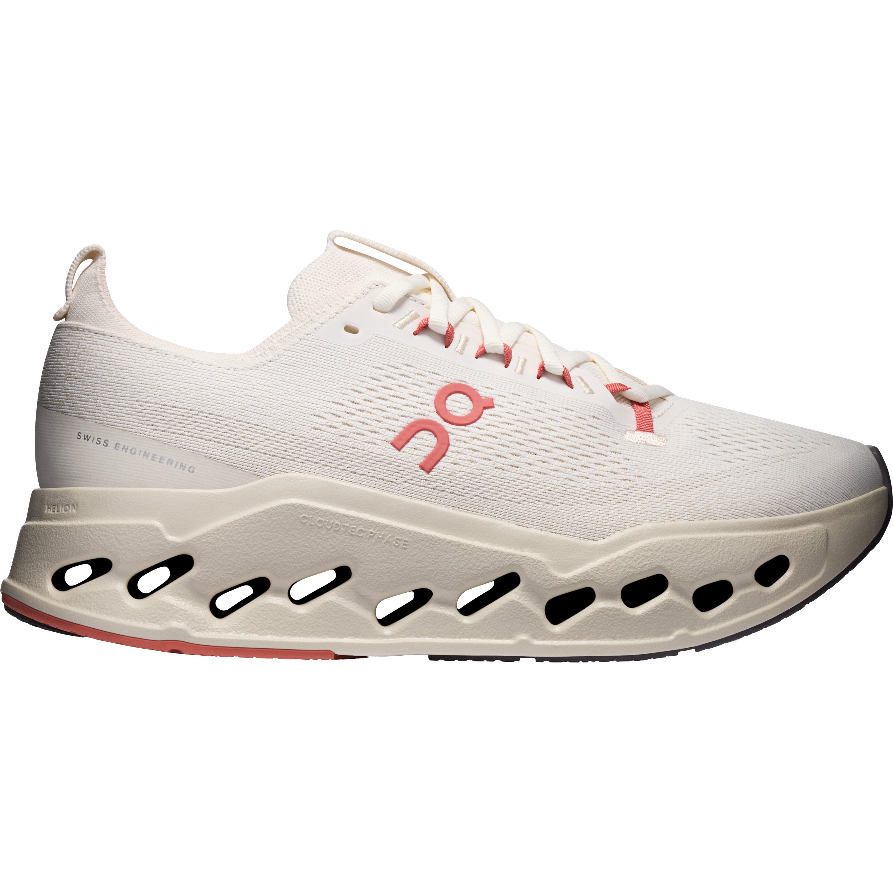 On Cloudsurfer Max hardloopschoenen heren ivory dustrose