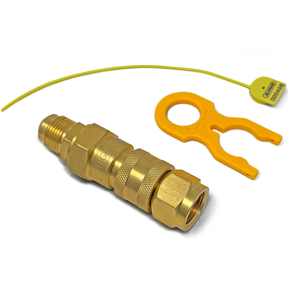 ALUGAS Travelmate snelkoppelingset  