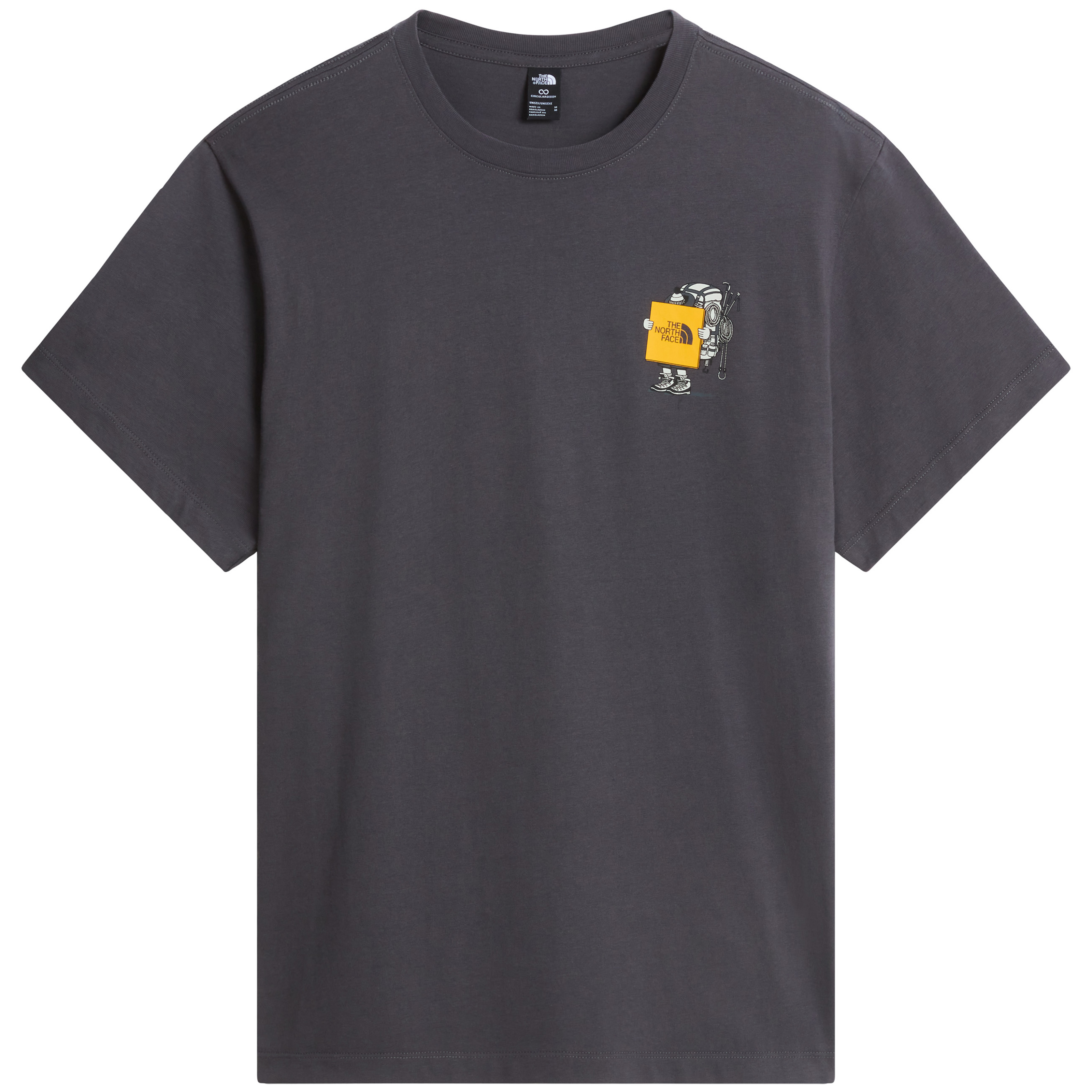 The North Face Gear Up Out Relaxed Graphic shirt heren anthracite grey