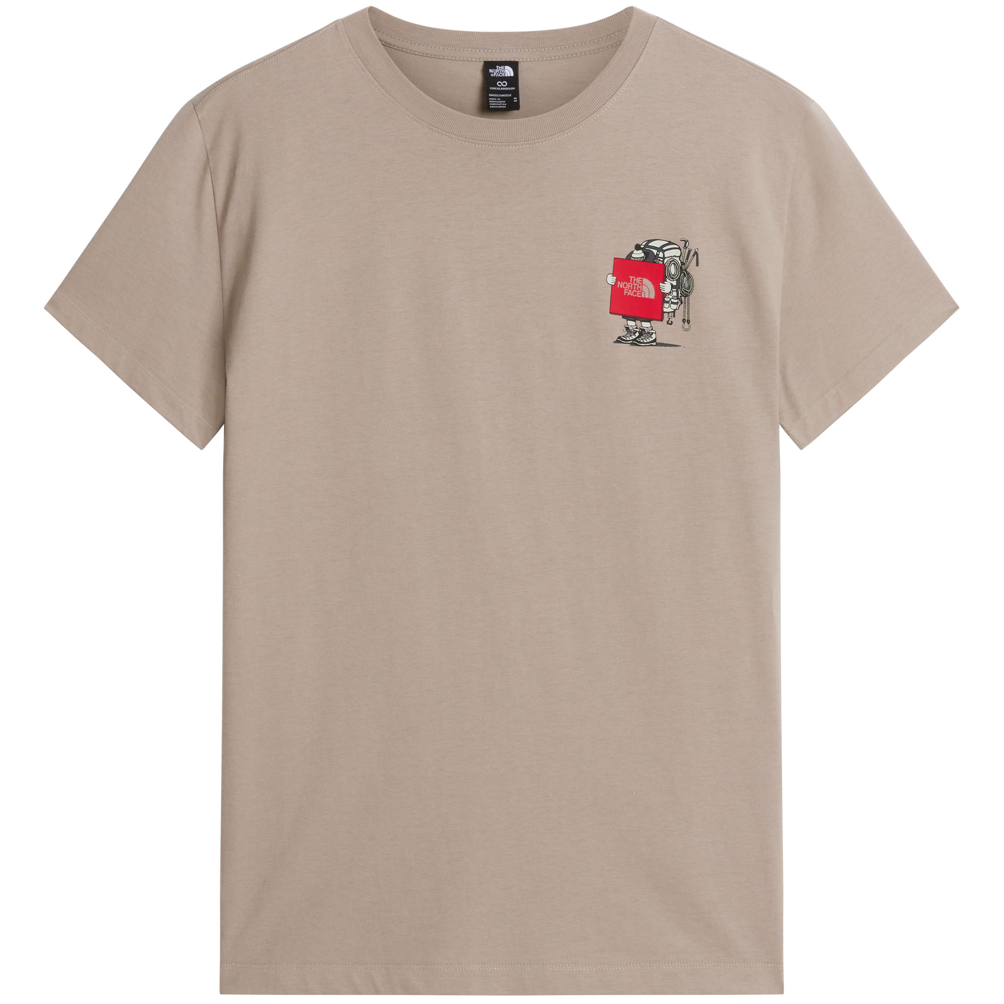 The North Face Gear Up Out Relaxed Graphic shirt heren stone  lab