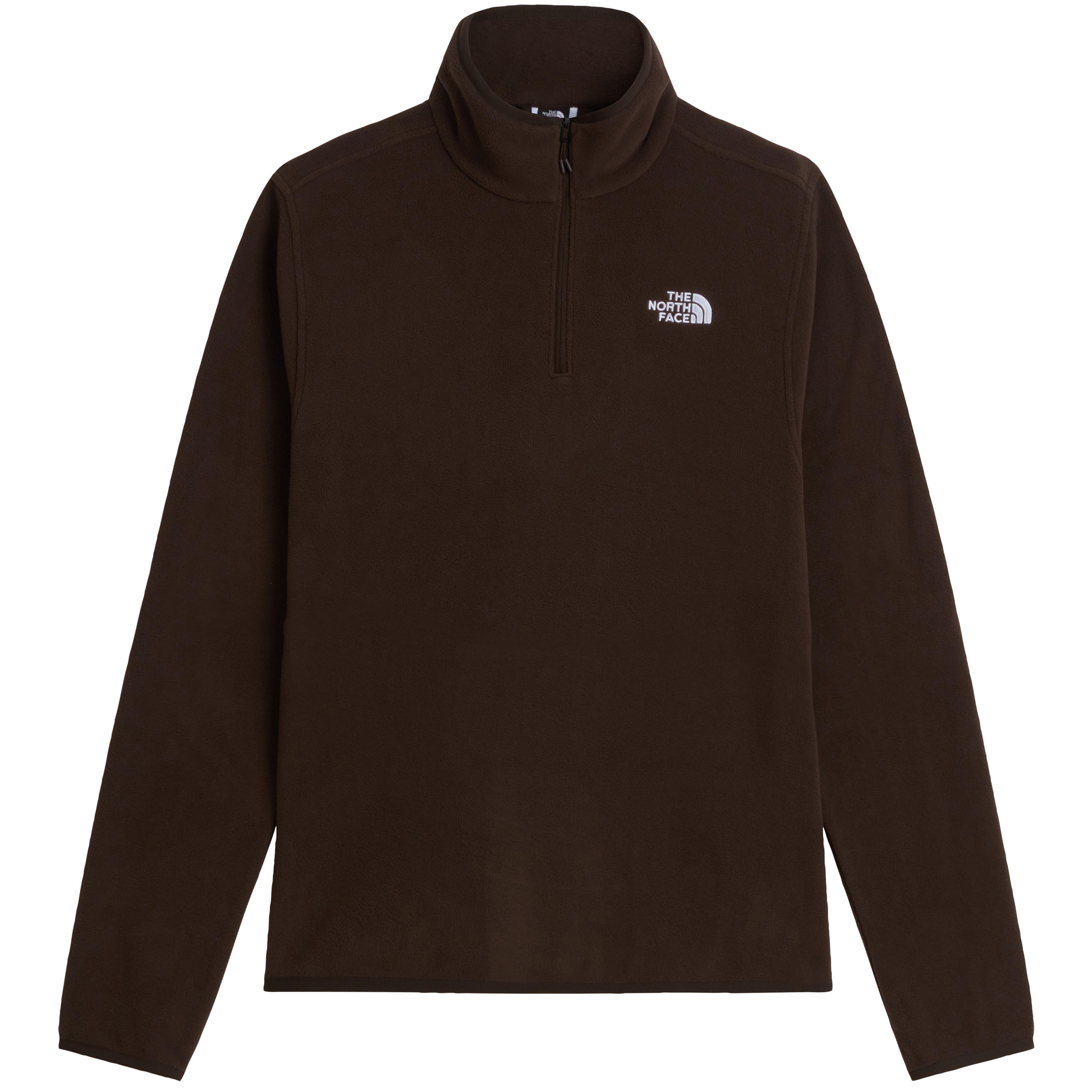 The North Face Glacier Fleece 1/4 Zip trui heren dark chestnut 