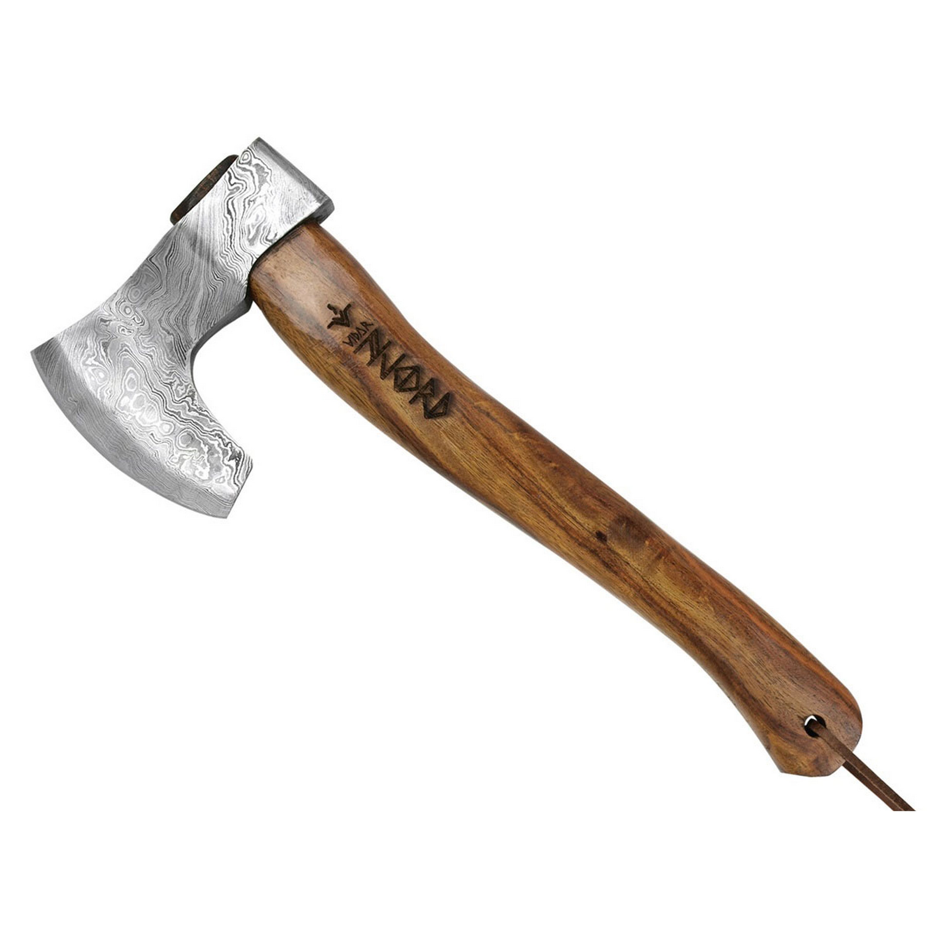 Njord Vidar Viking Damast Medium Hangpack bijl 