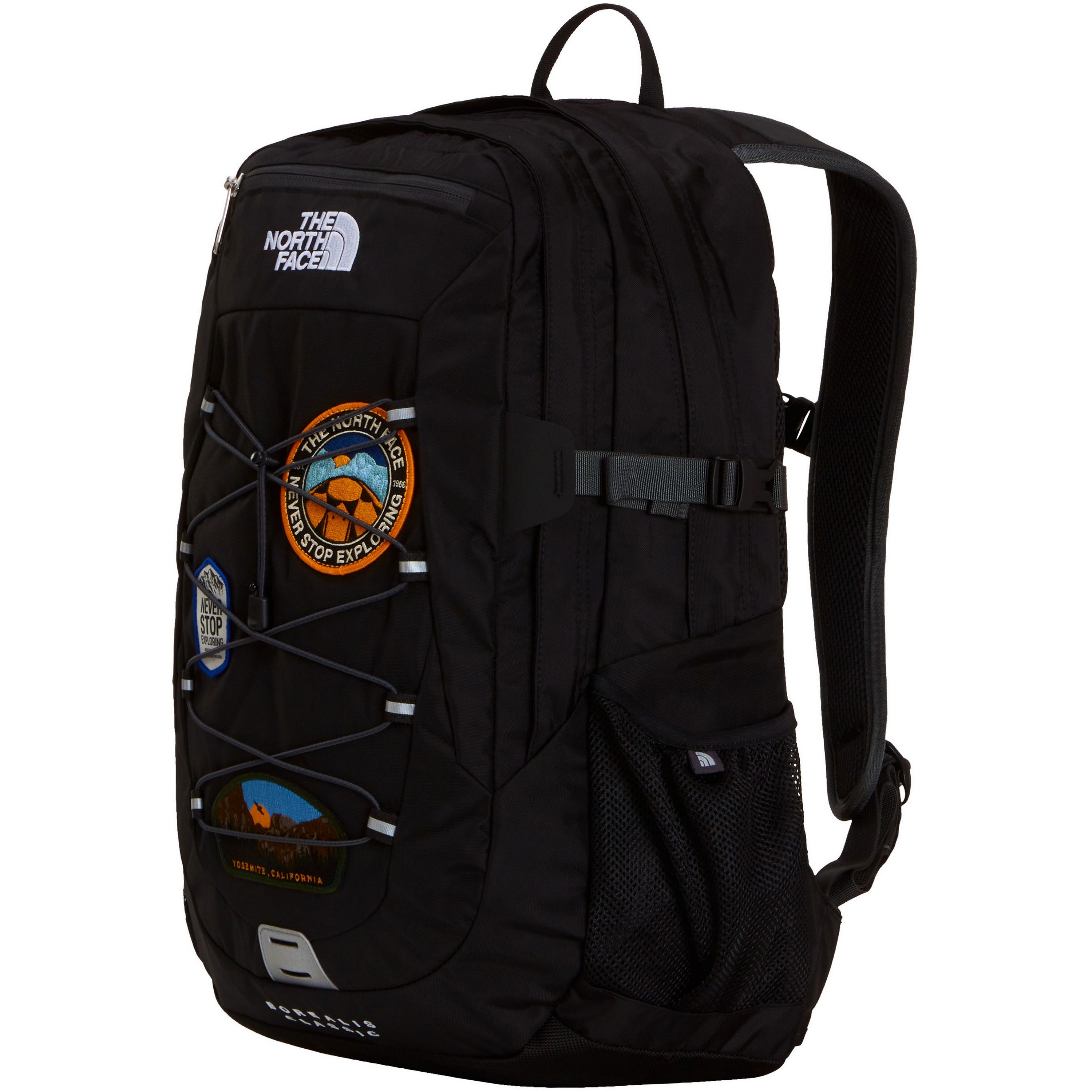 The North Face Borealis Classic 15 inch laptop rugzak 29 liter patch TNF black asphalt grey