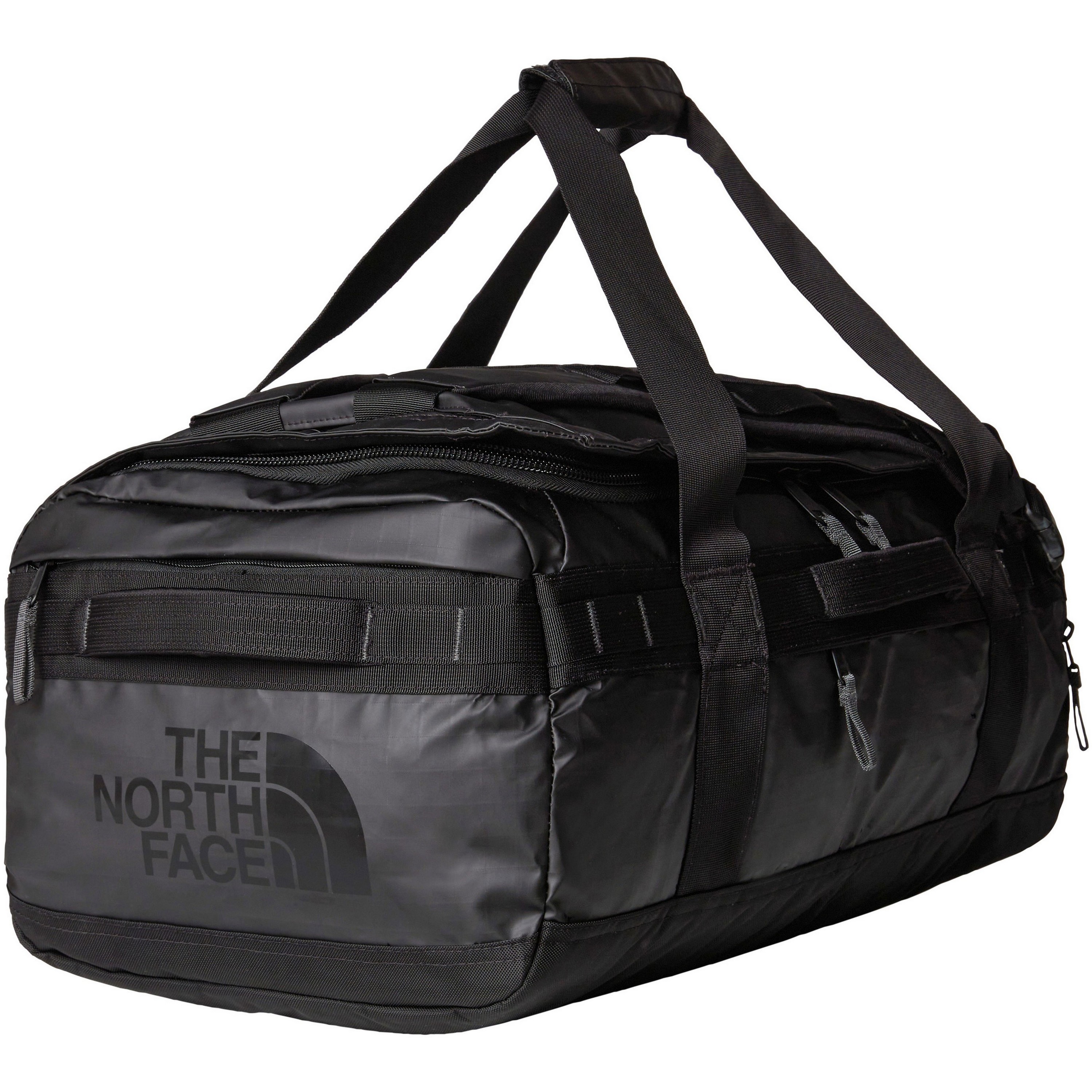 The North Face Base Camp Voyager 15 inch laptop reistas 42 liter TNF black asphalt grey