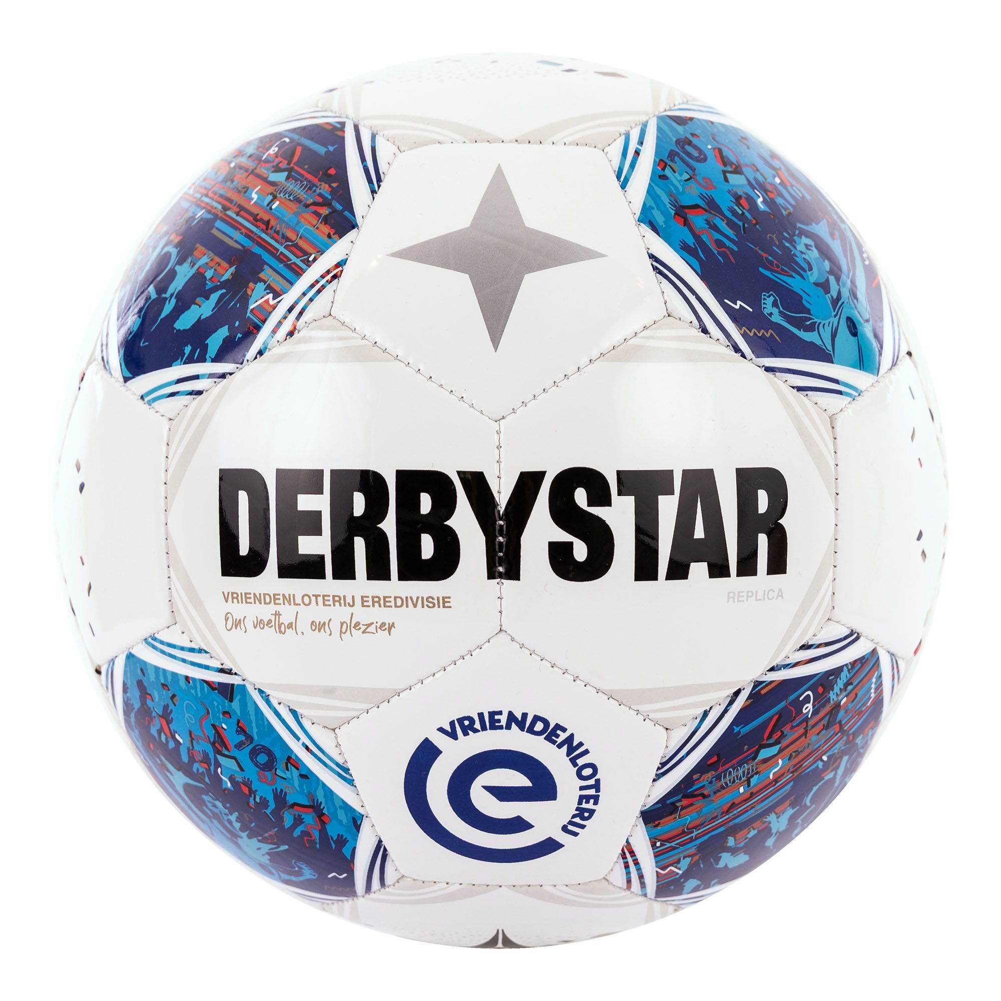 Derbystar Vriendenloterij Eredivisie Design Replica voetbal white 26 - 27