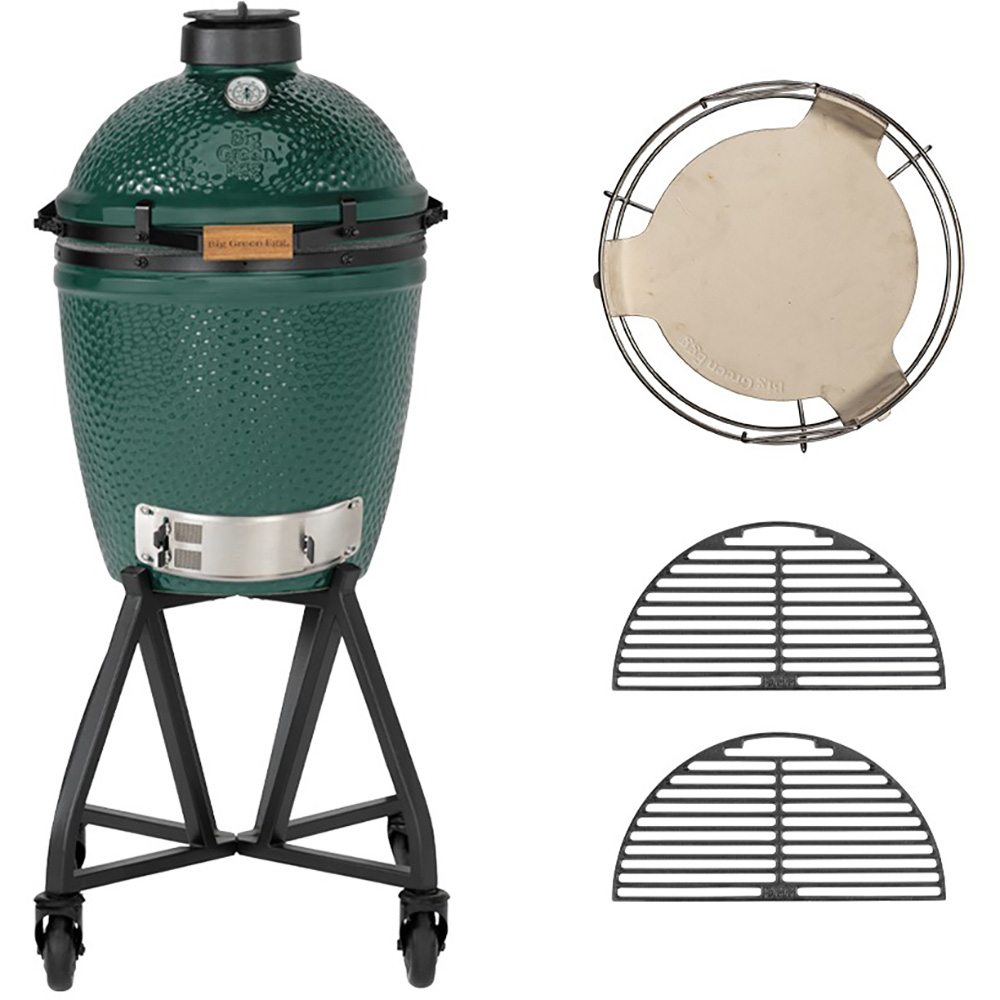 Big Green Egg Medium Master houtskoolbarbecue inclusief nest, convEGGtor en grid