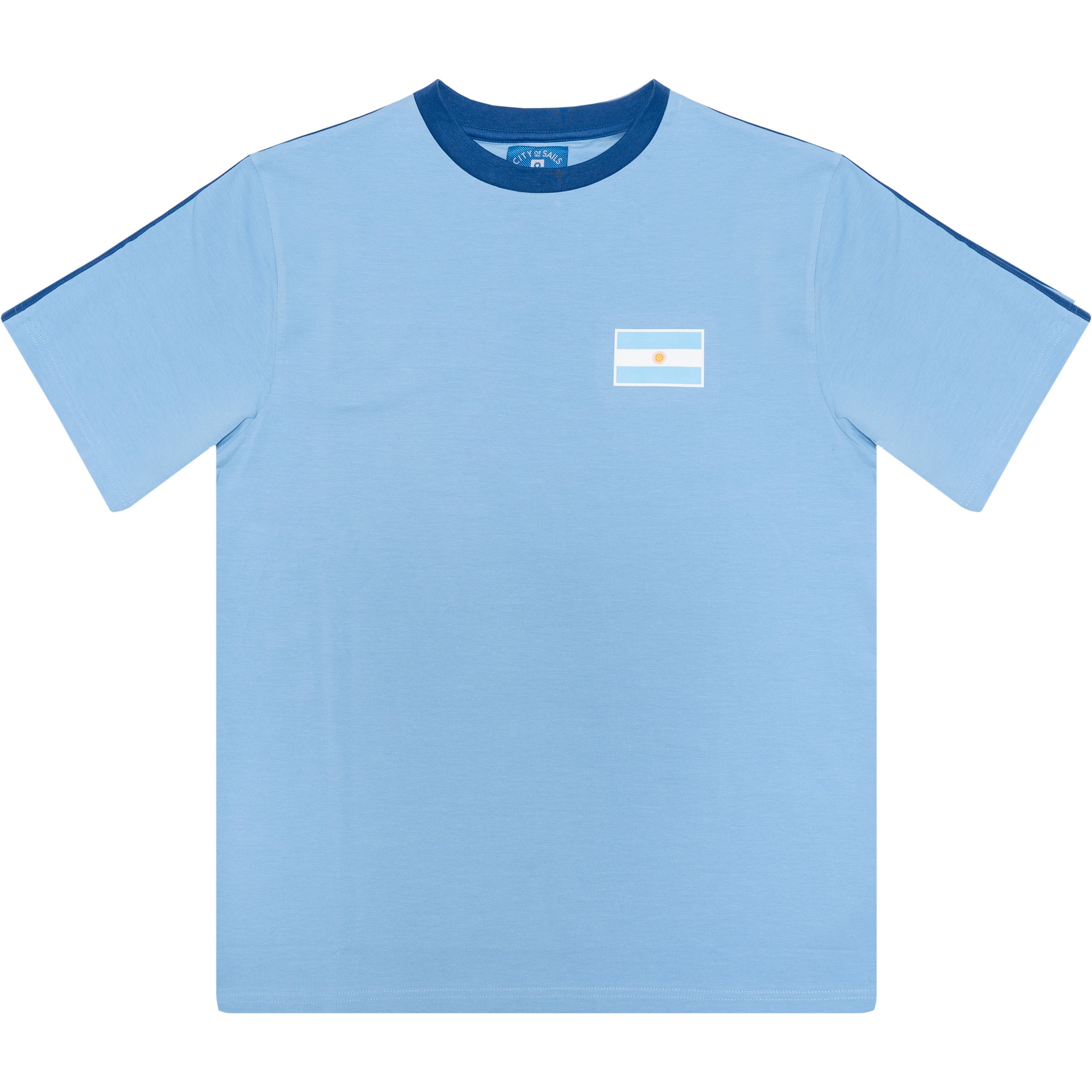 City of Sails WK Argentinië voetbalshirt light blue 