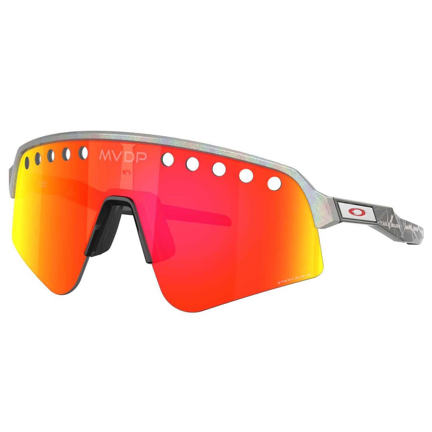 Oakley Sutro Lite Sweep Mathieu Van Der Poel zonnebril  prizm ruby space dust