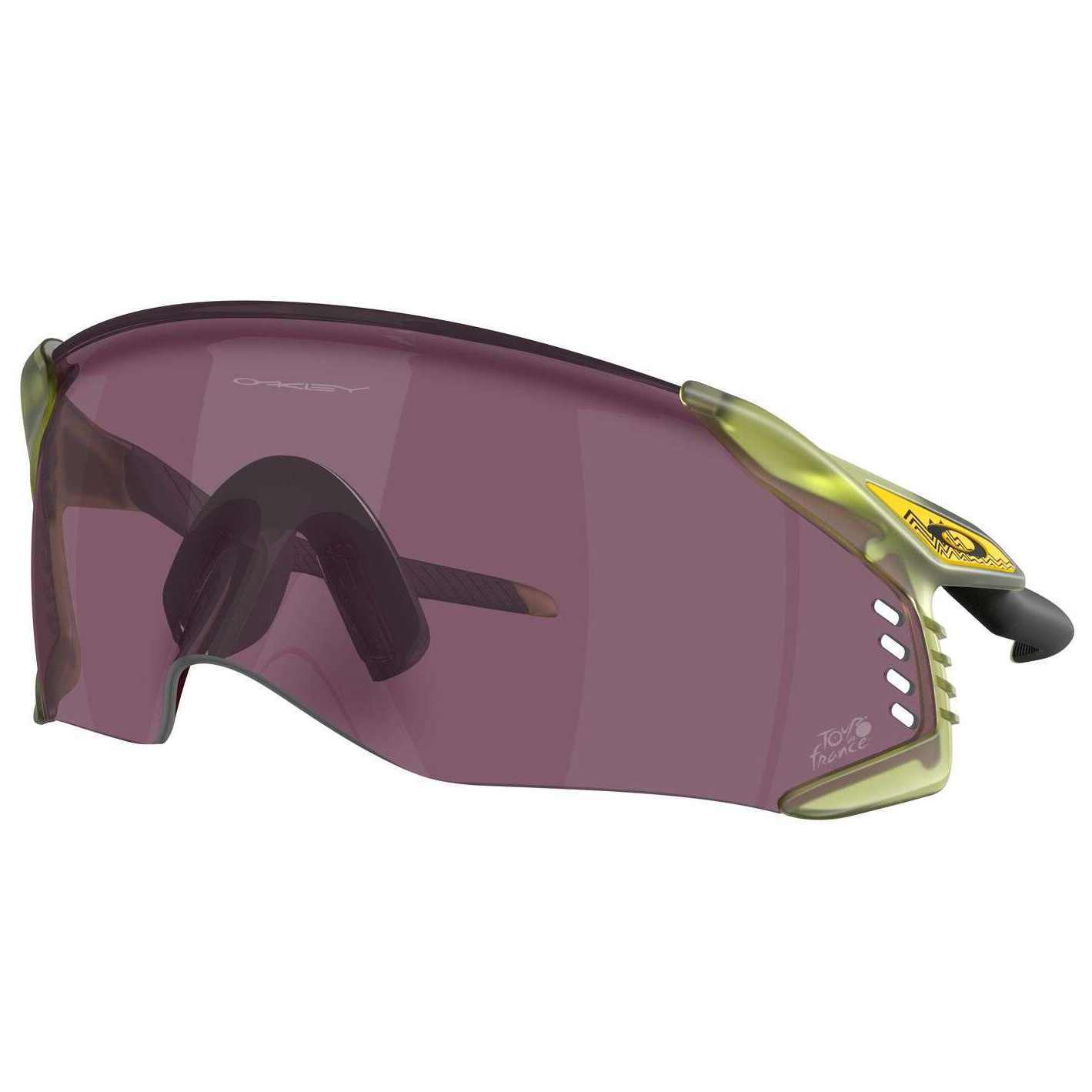 Oakley Velo Kato 2026 Tour De France zonnebril prizm road black transparent fern