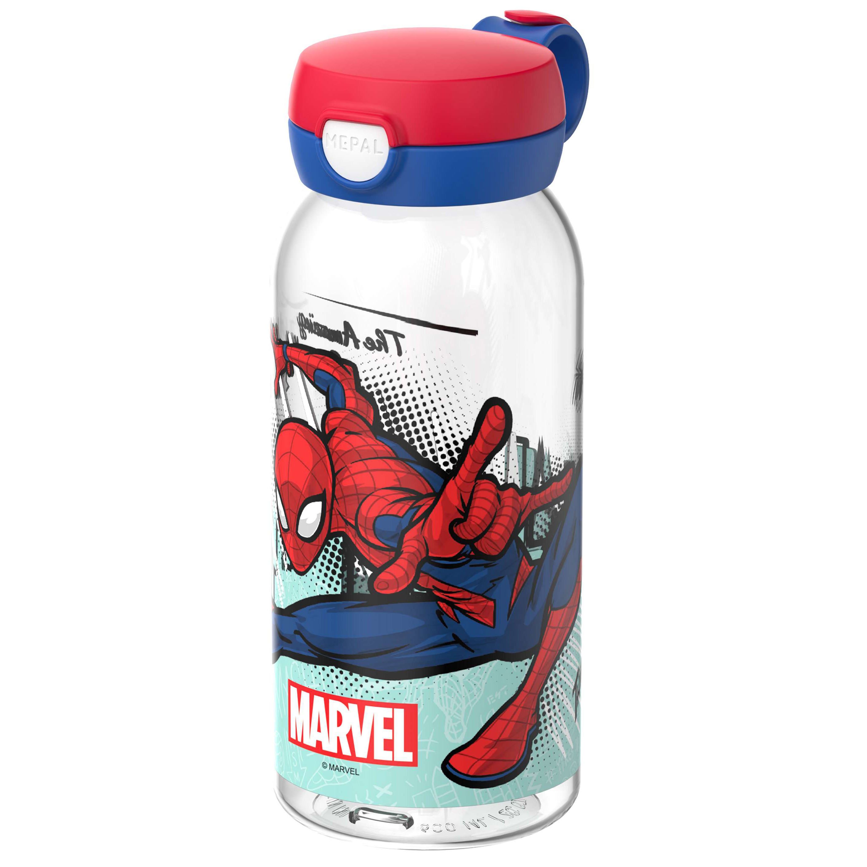 Mepal Flipdop Campus drinkfles 600 ml spiderman 