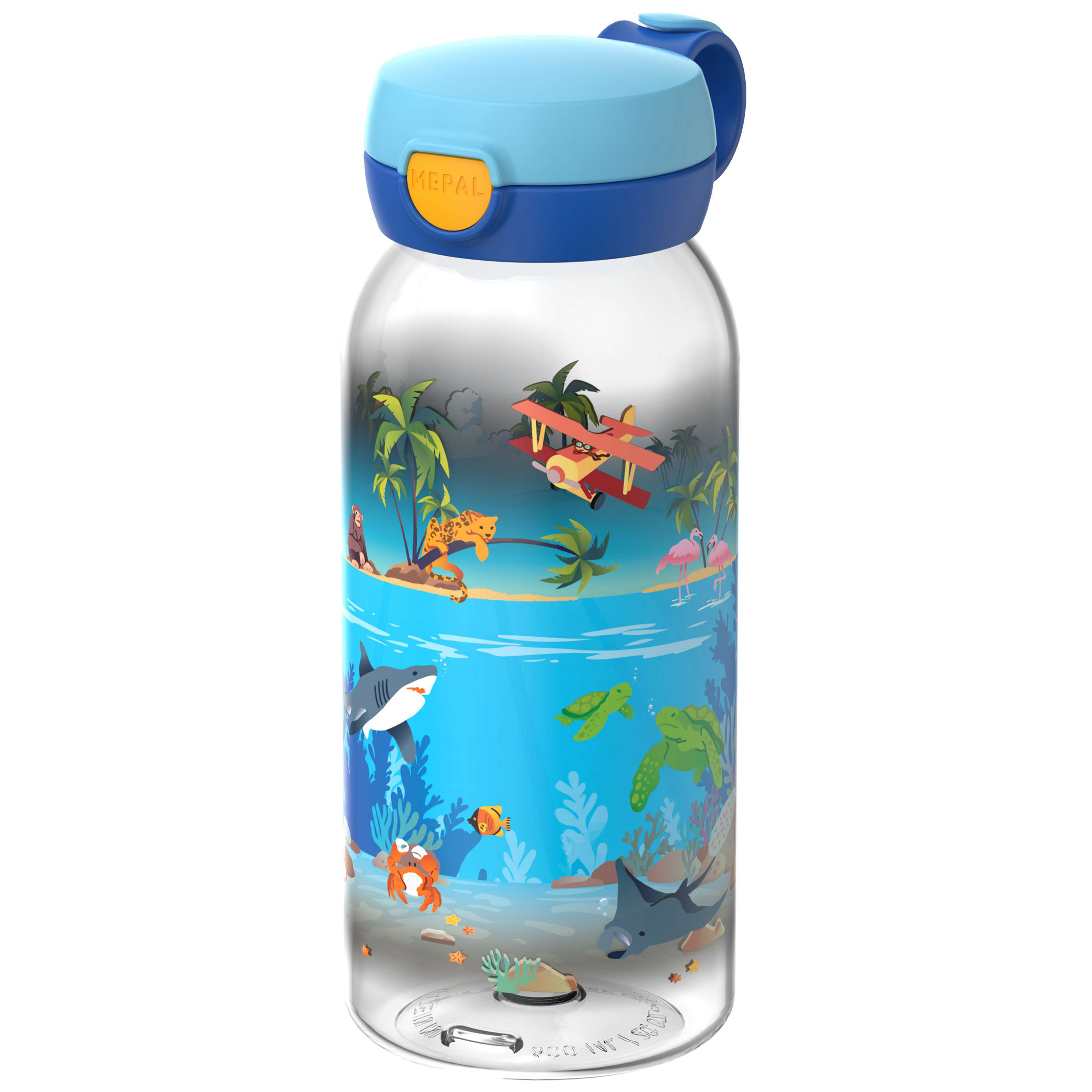 Mepal Flipdop Campus drinkfles 600 ml tropical ocean 