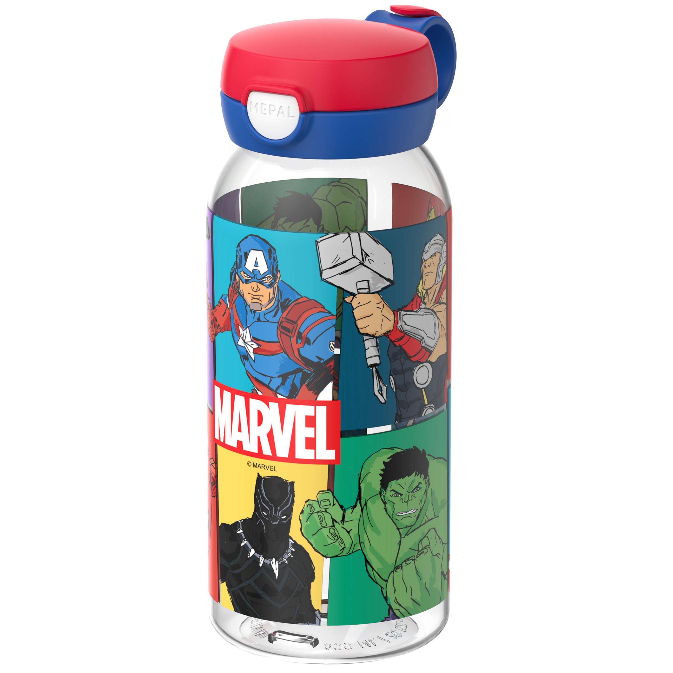 Mepal Flipdop Campus drinkfles 600 ml avengers 