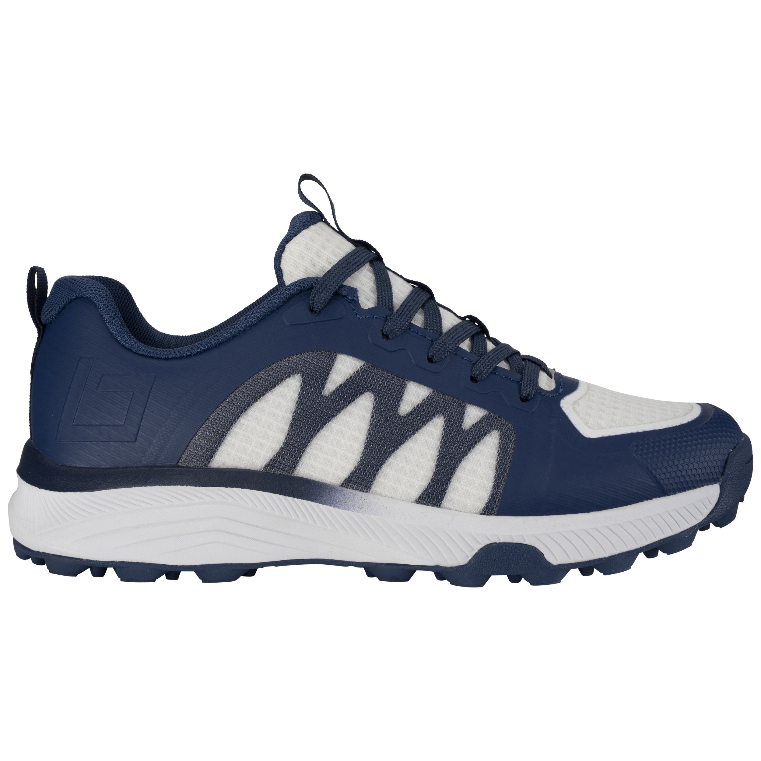Brabo Elite hockeyschoenen navy white 