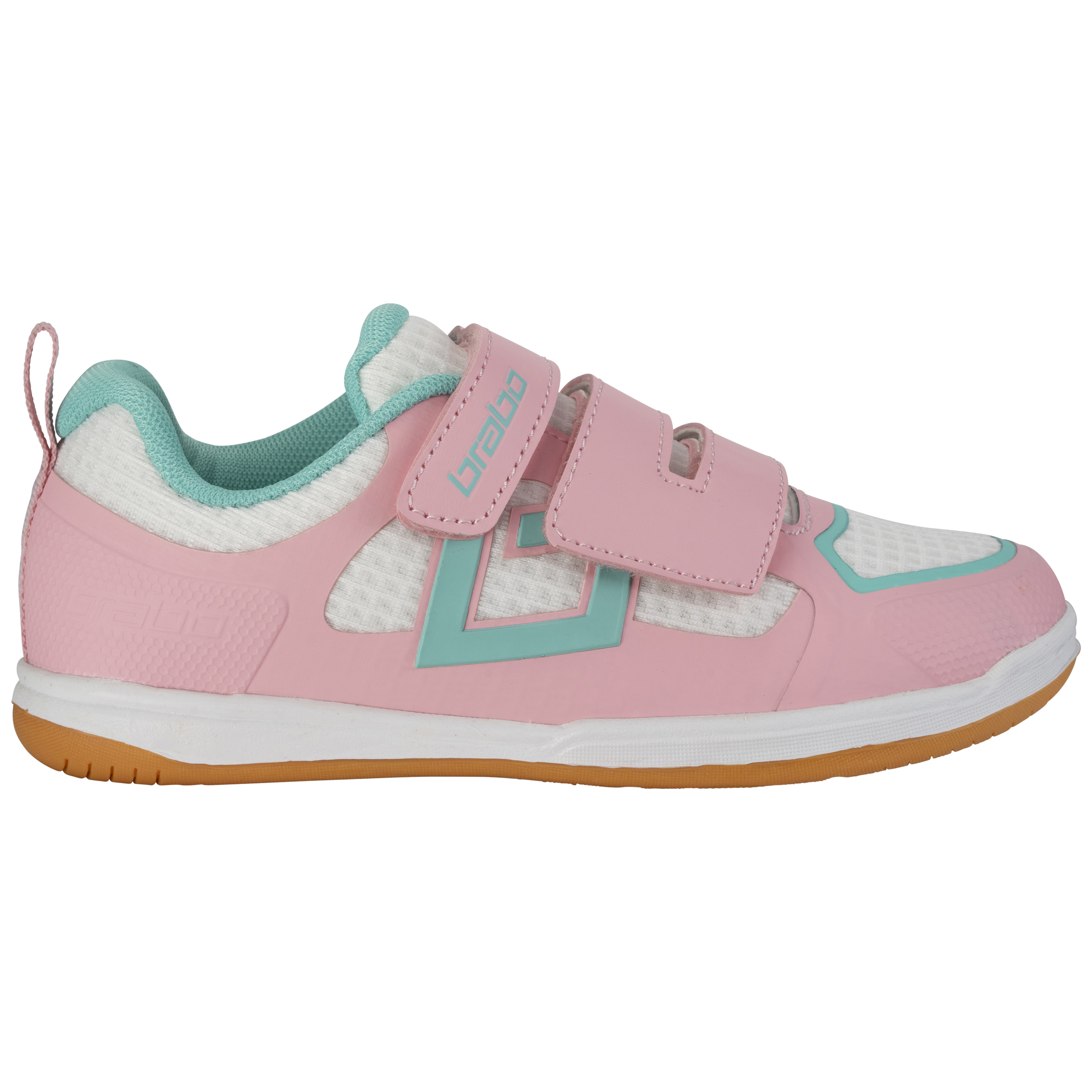 Brabo Force zaalhockeyschoenen junior pink aqua 
