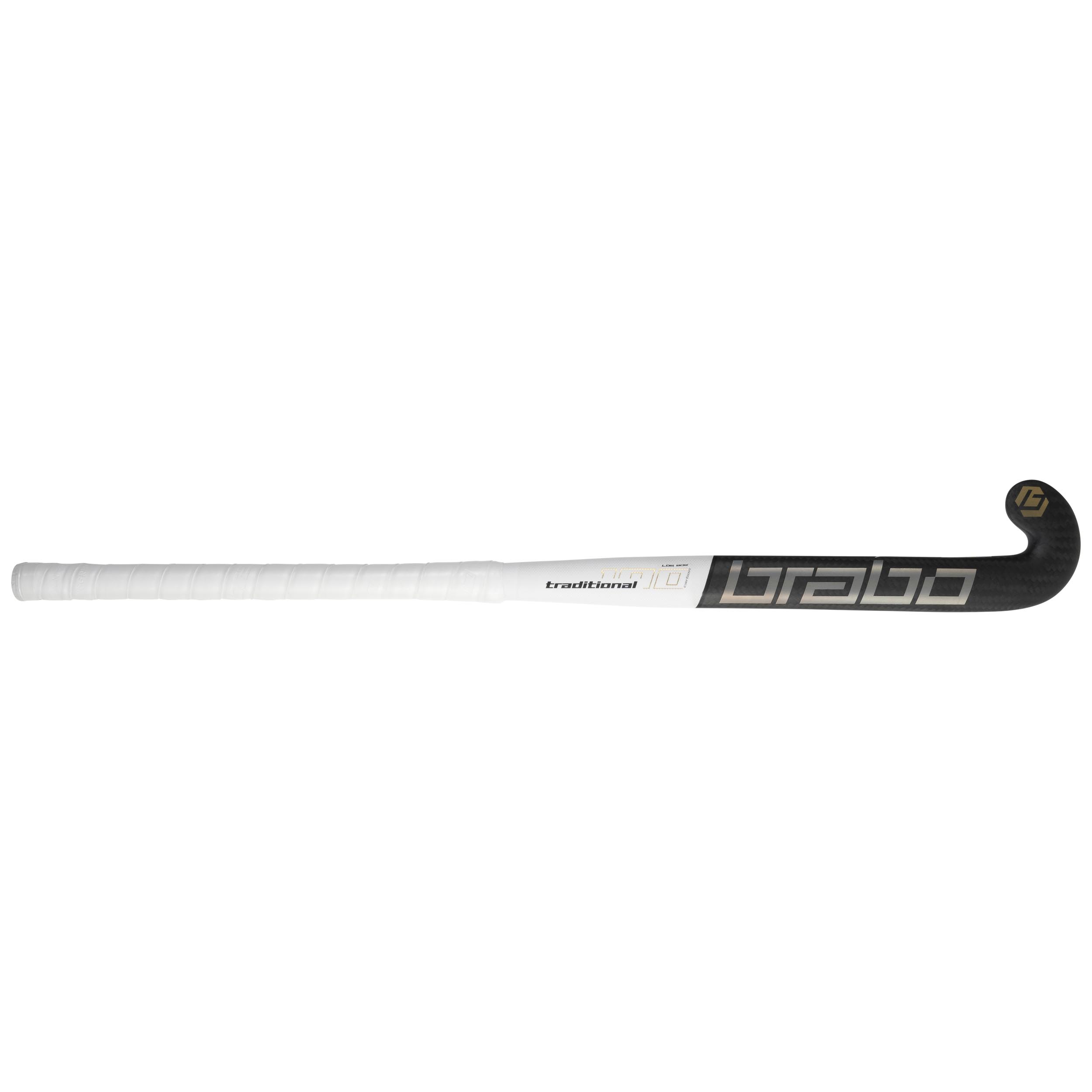 Brabo Traditional Carbon 100 Low Bow hockeystick black gold
