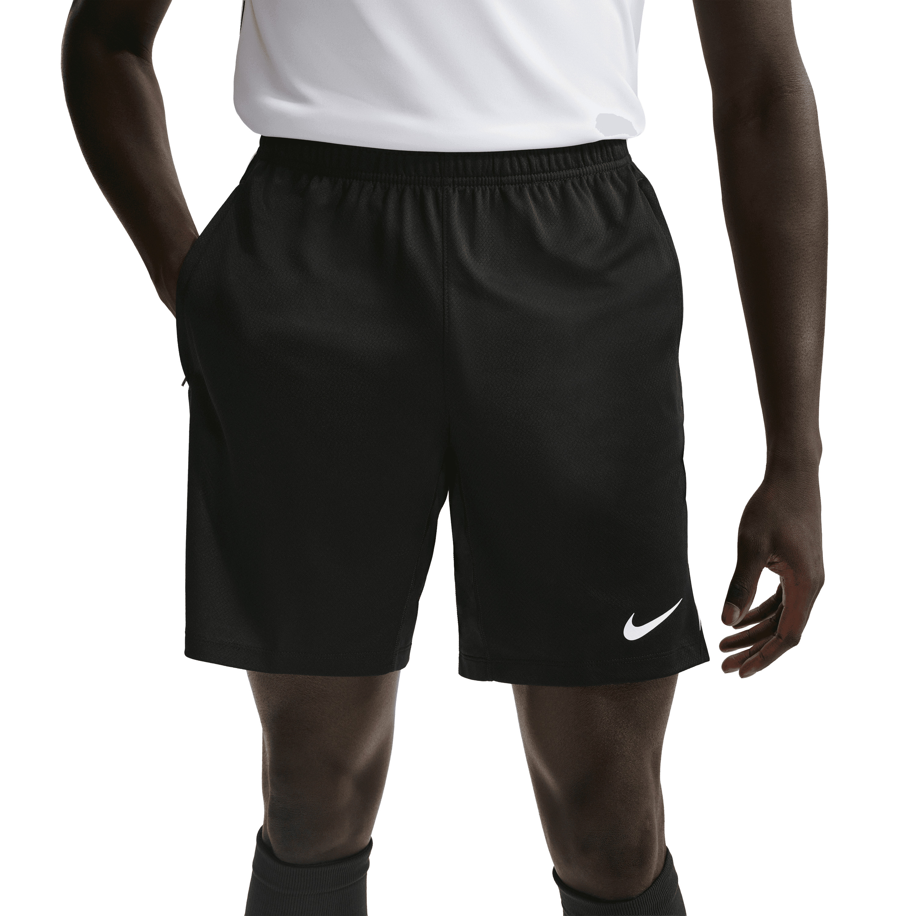 Nike Strike voetbalbroekje heren black white 