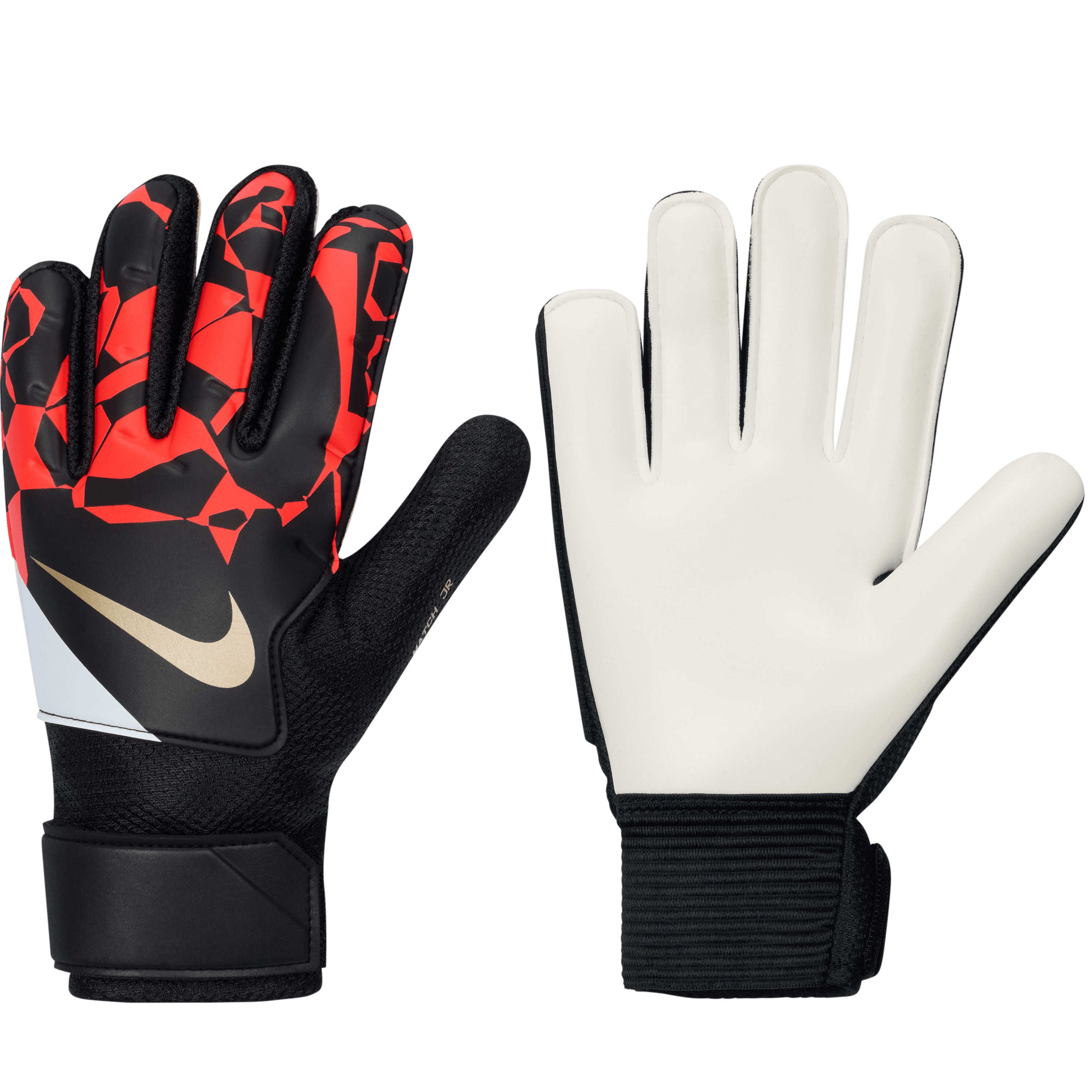 Nike Match keepershandschoenen junior black white red 