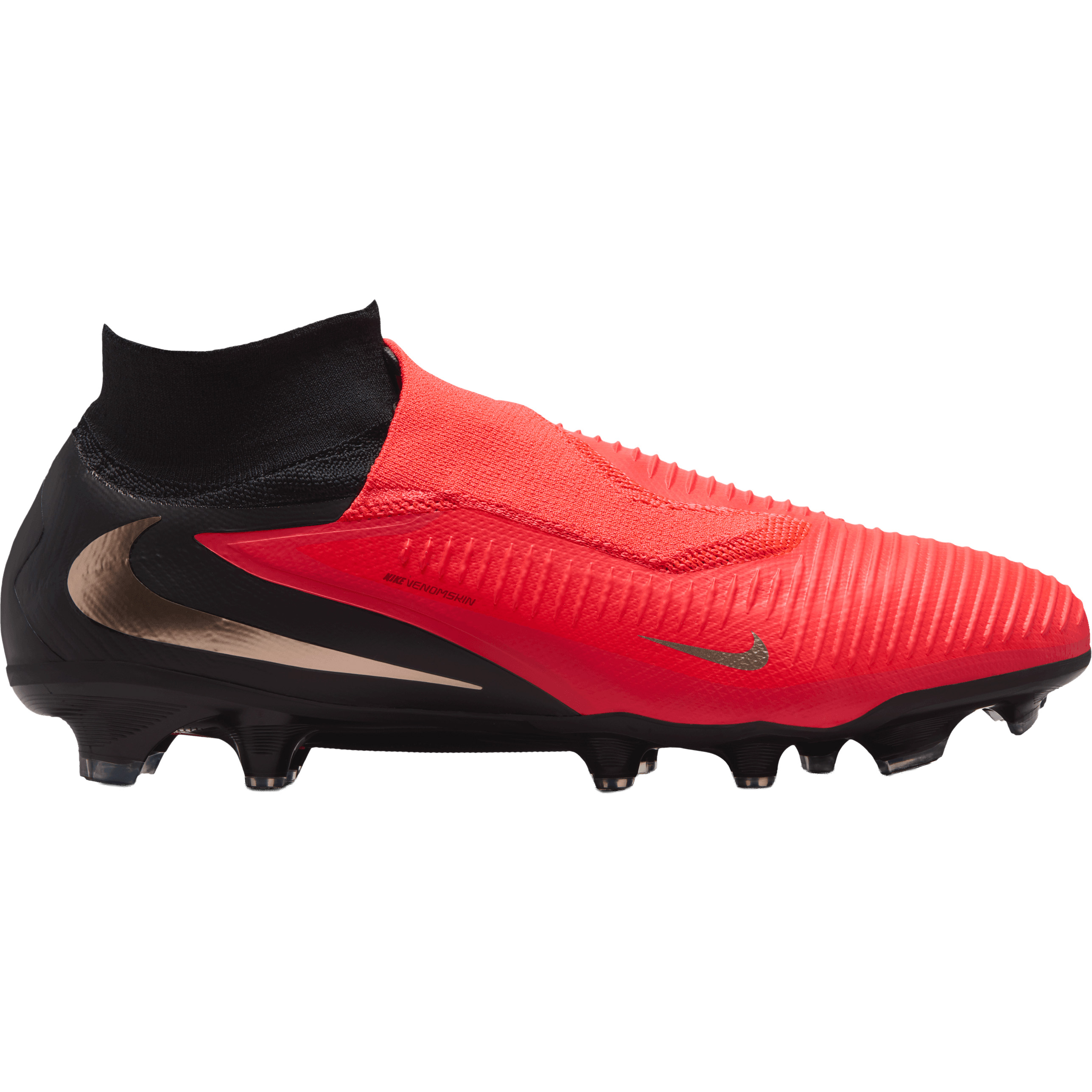 Nike Phantom 6 High Pro FG voetbalschoenen heren bright crimson blur black