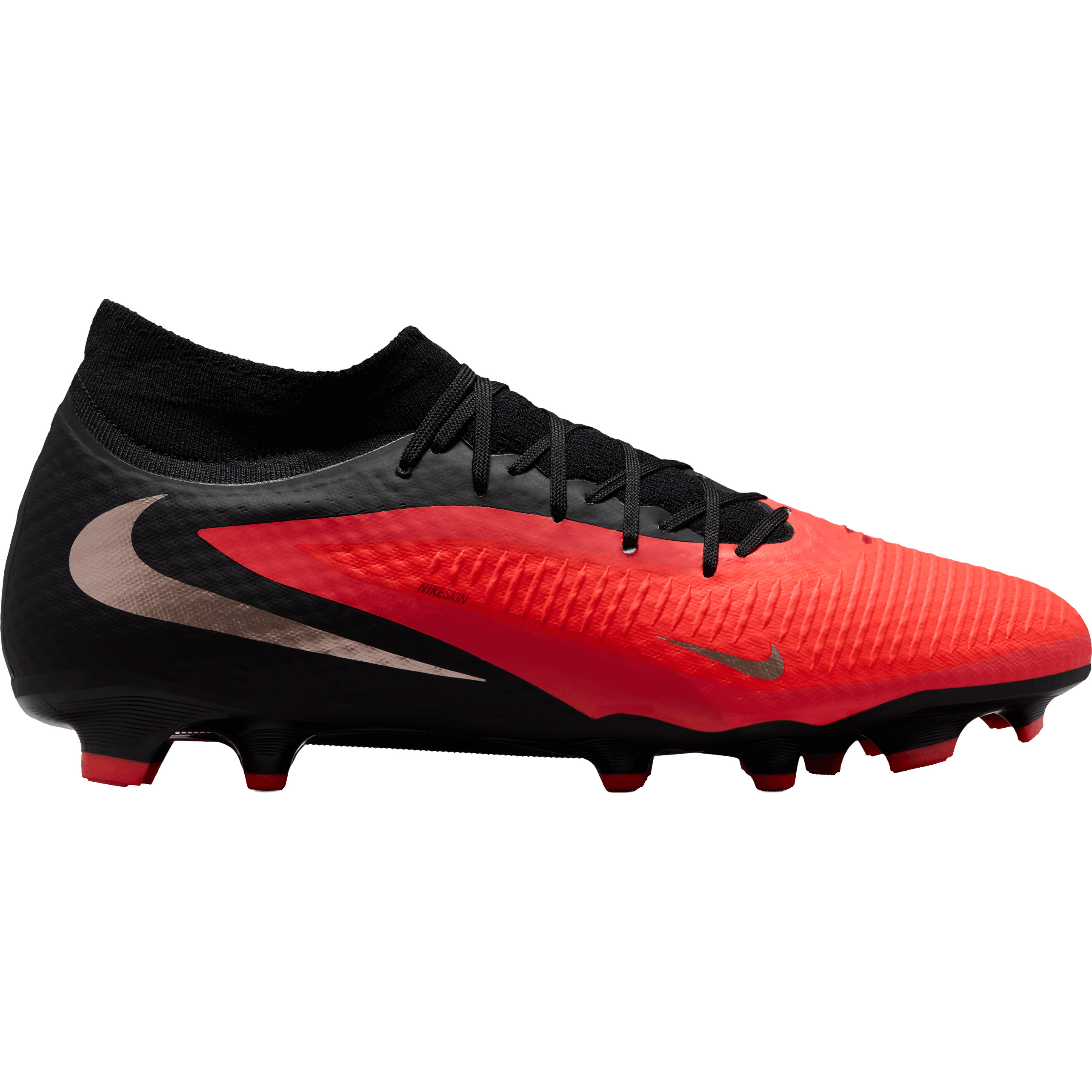 Nike Phantom 6 High Academy FG AG voetbalschoenen heren bright crimson blur black