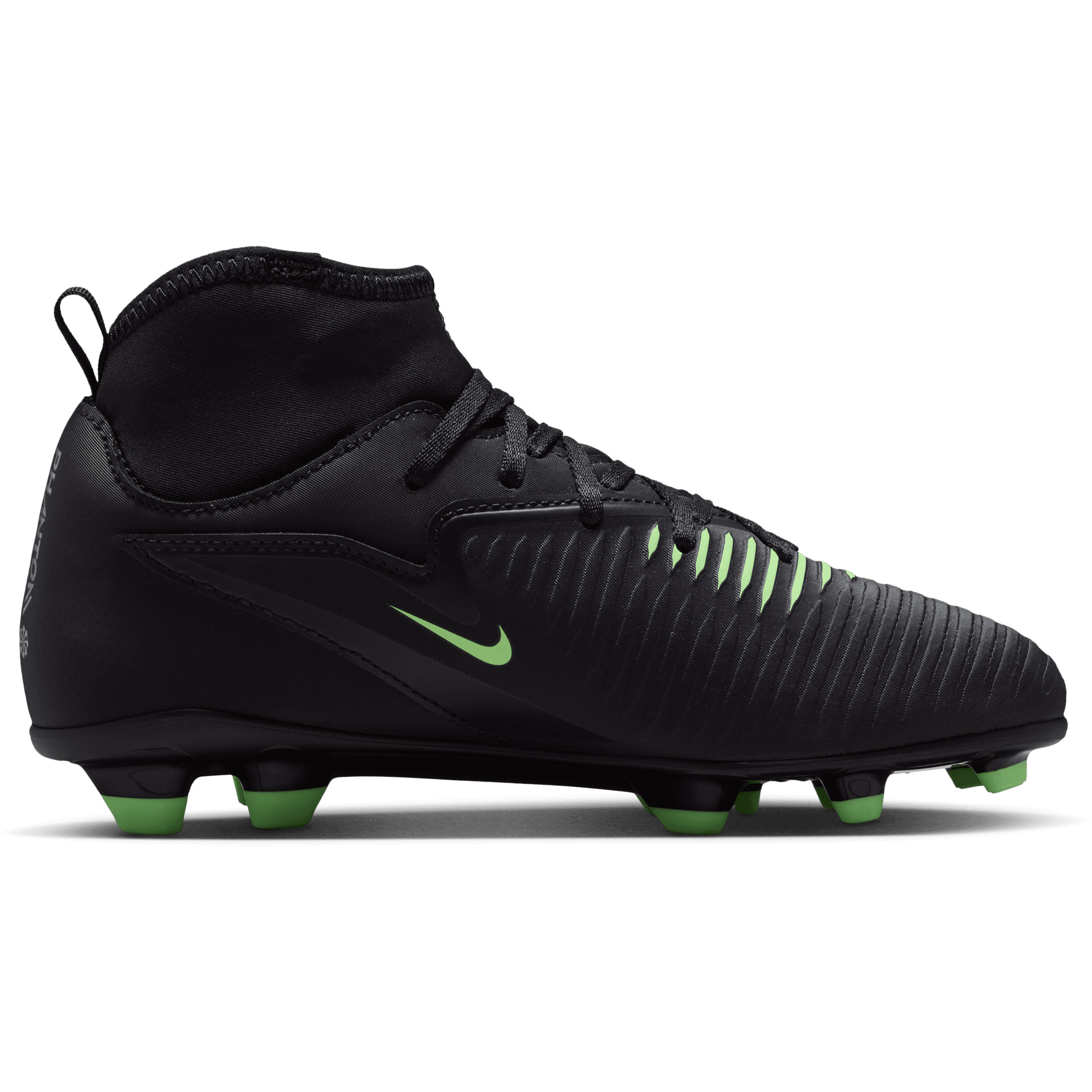 Nike Phantom 6 High Club FG – AG voetbalschoenen junior black illusion green black