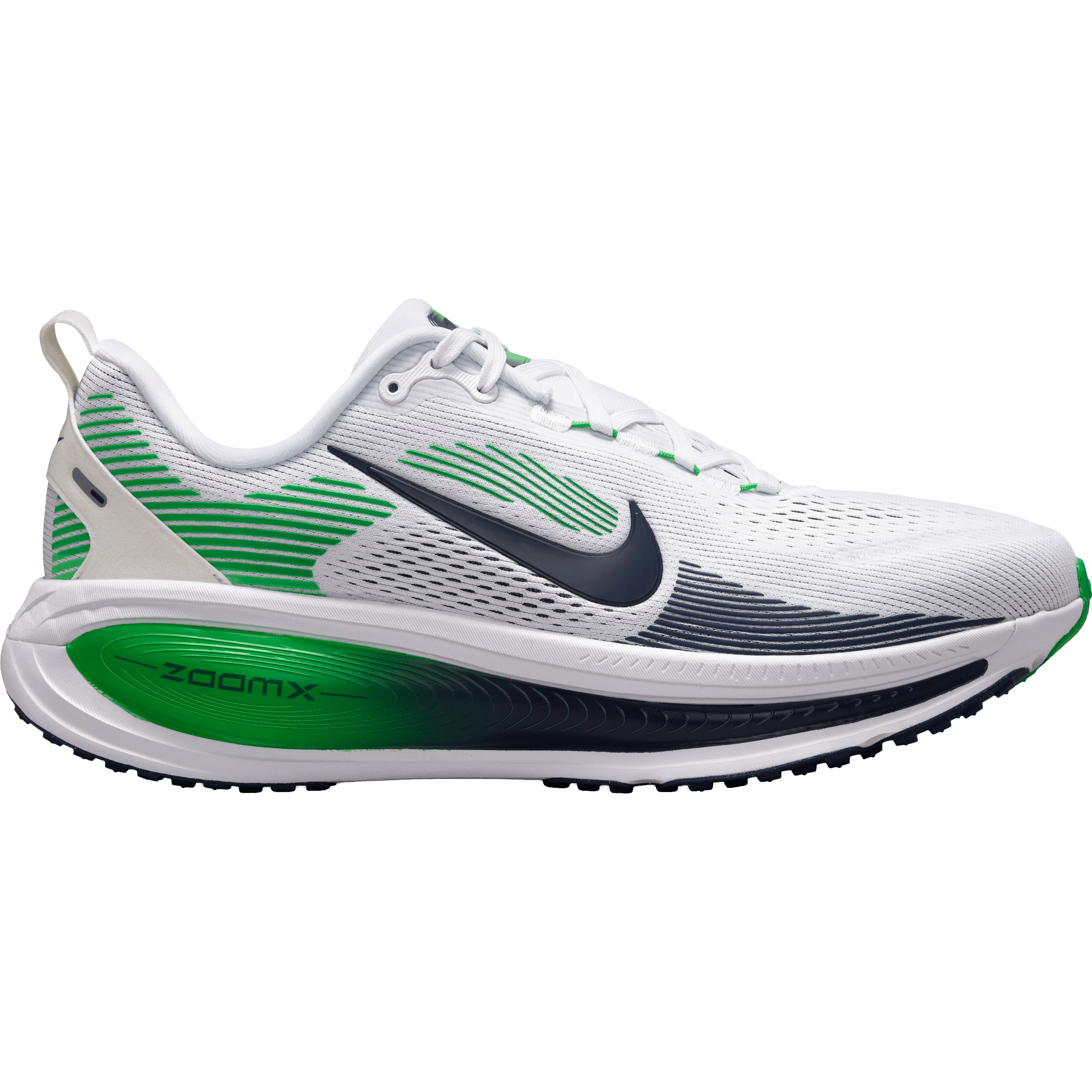Nike Vomero 18 hardloopschoenen heren white green spark midnight navy