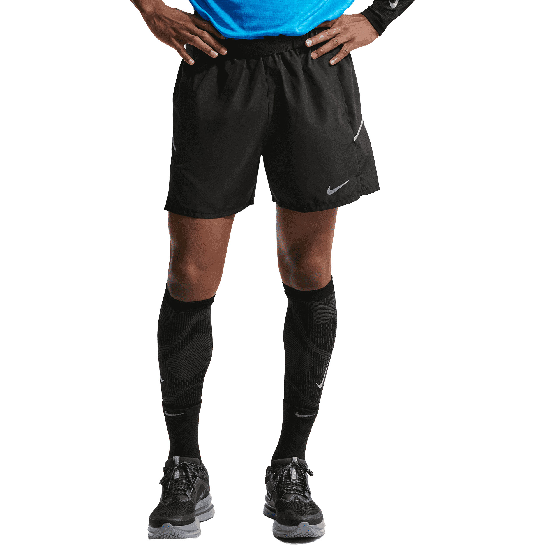 Nike Miler hardloopbroek heren black black 