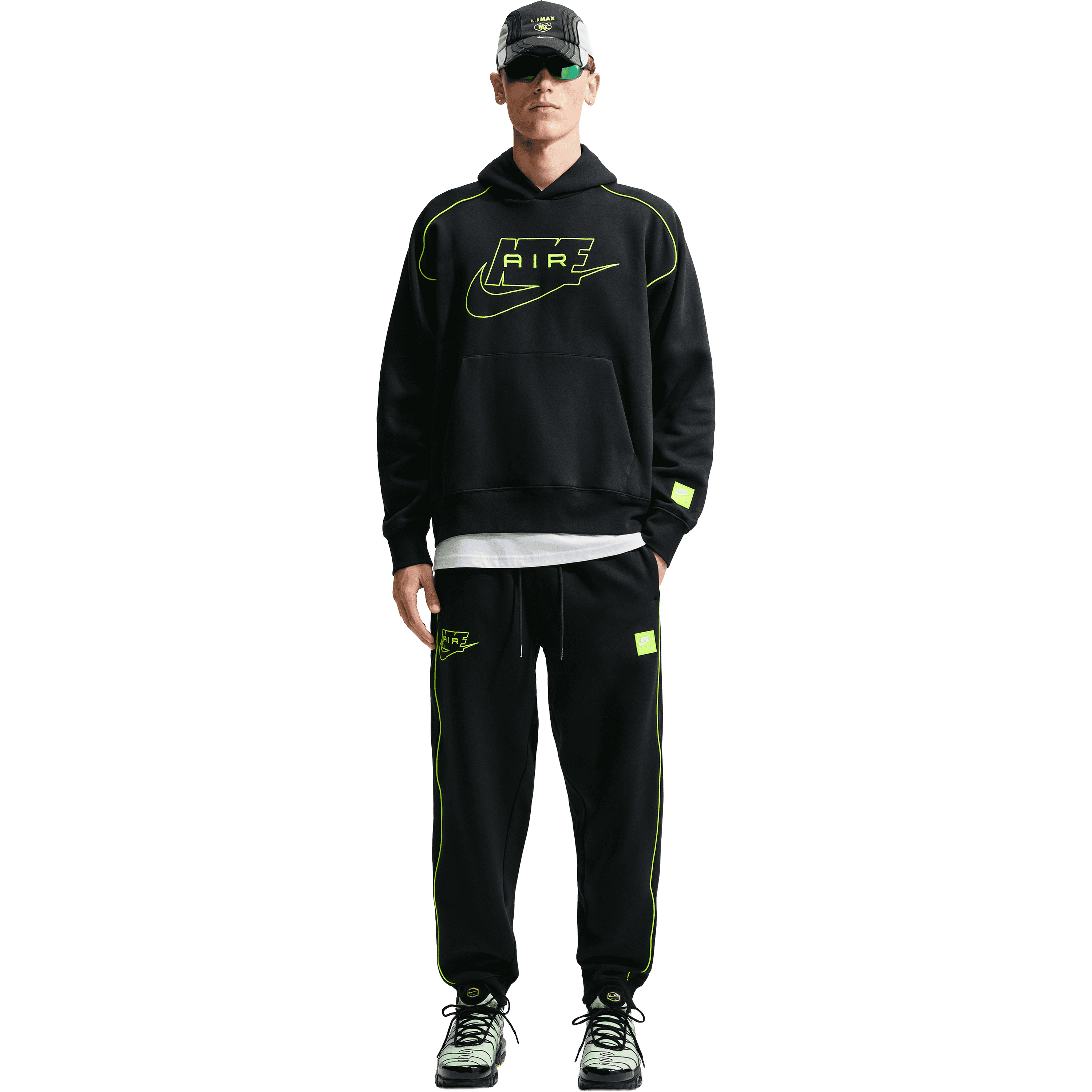 Nike Air joggingbroek heren black volt  