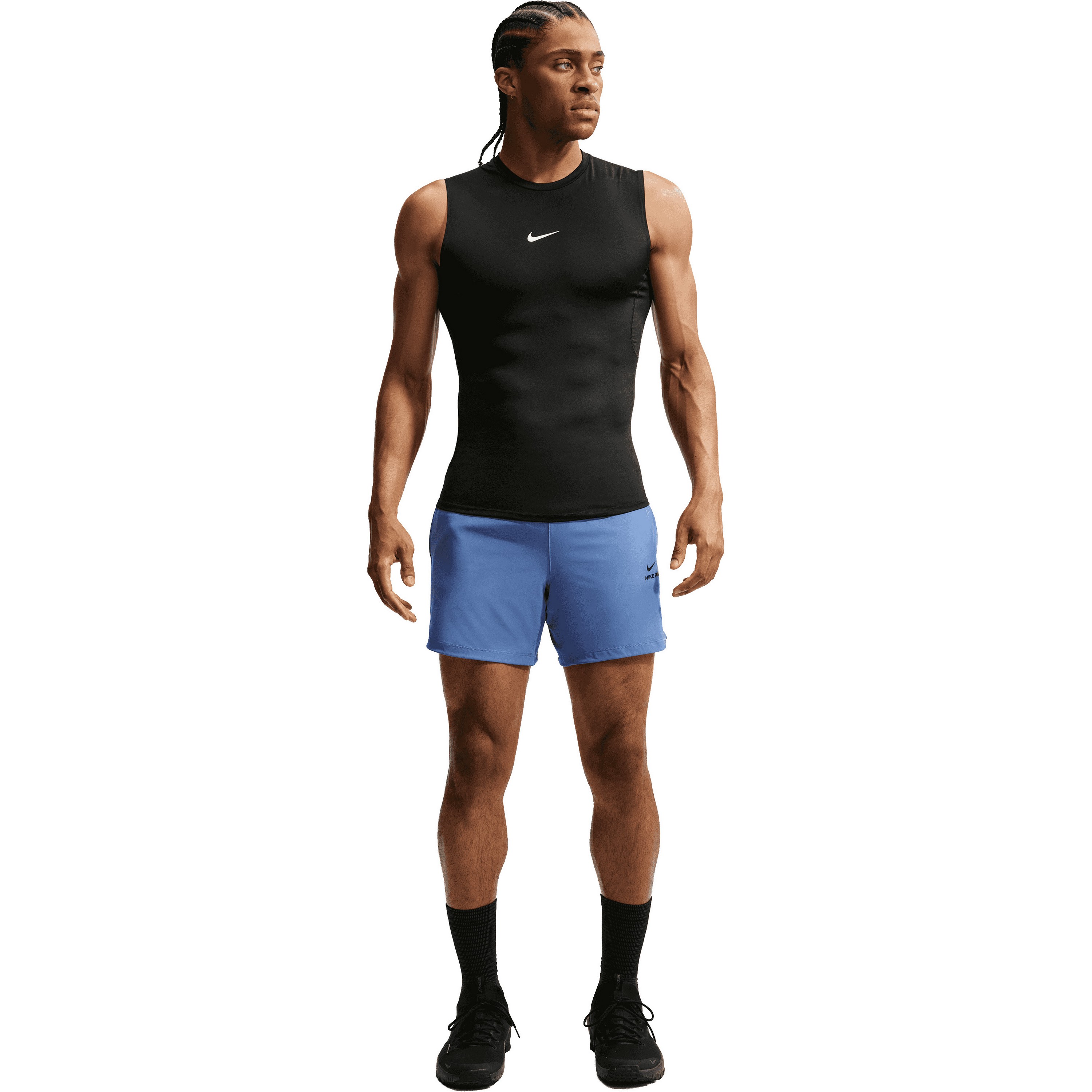 Nike Pro Training short heren indigo storm black 