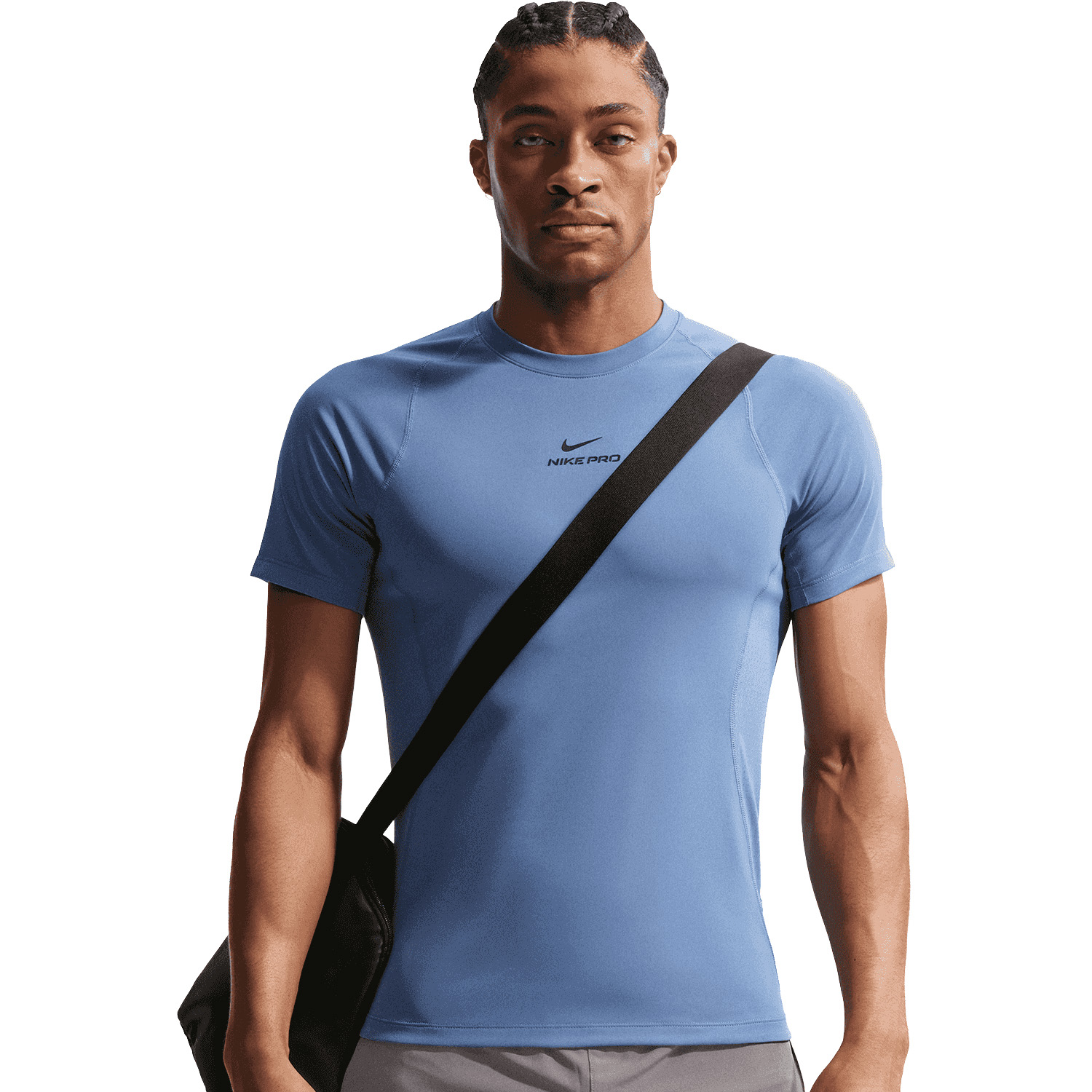 Nike Pro Training shirt heren indigo storm black 