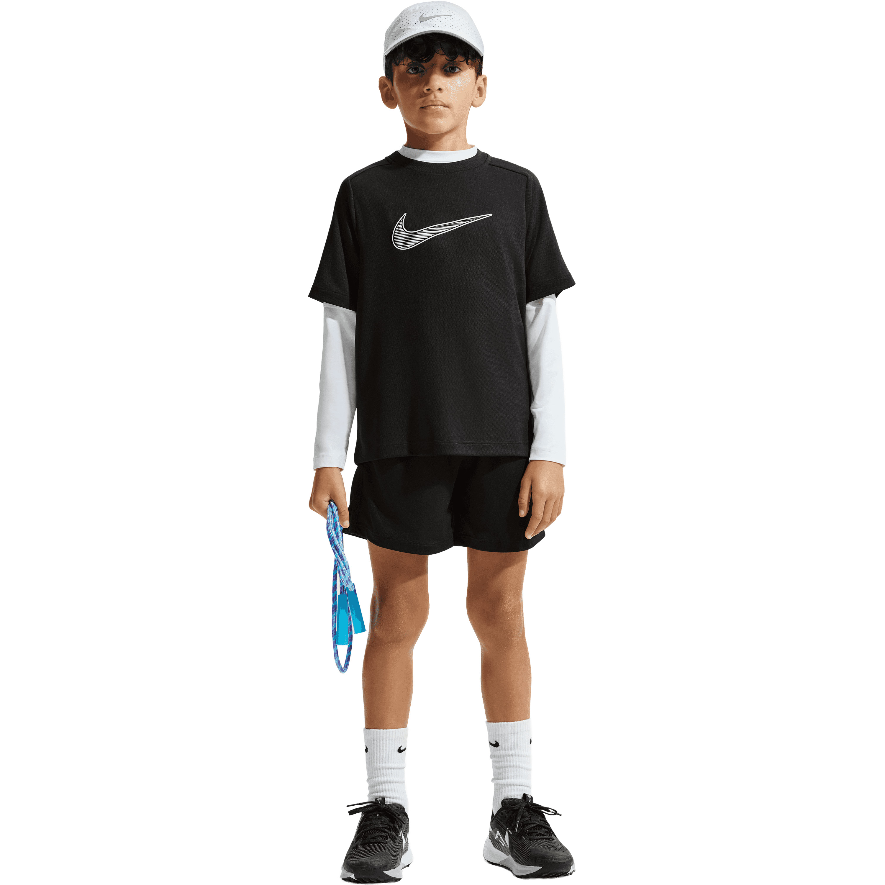 Nike Multi shirt junior black white 