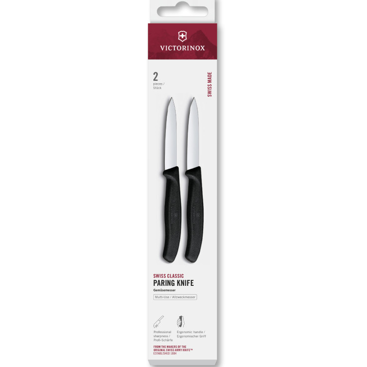 Victorinox Swiss Classic groente/schilmes black per 2 stuks  