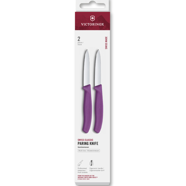 Victorinox Swiss Classic groente/schilmes purple per 2 stuks  
