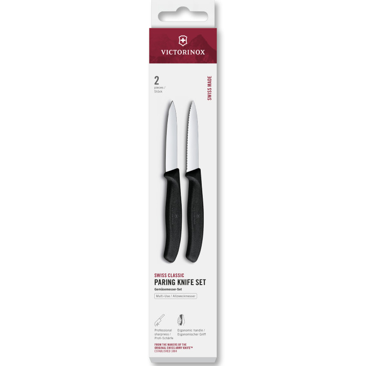 Victorinox Swiss Classic Keukenset groente/schilmes black per 2 stuks 