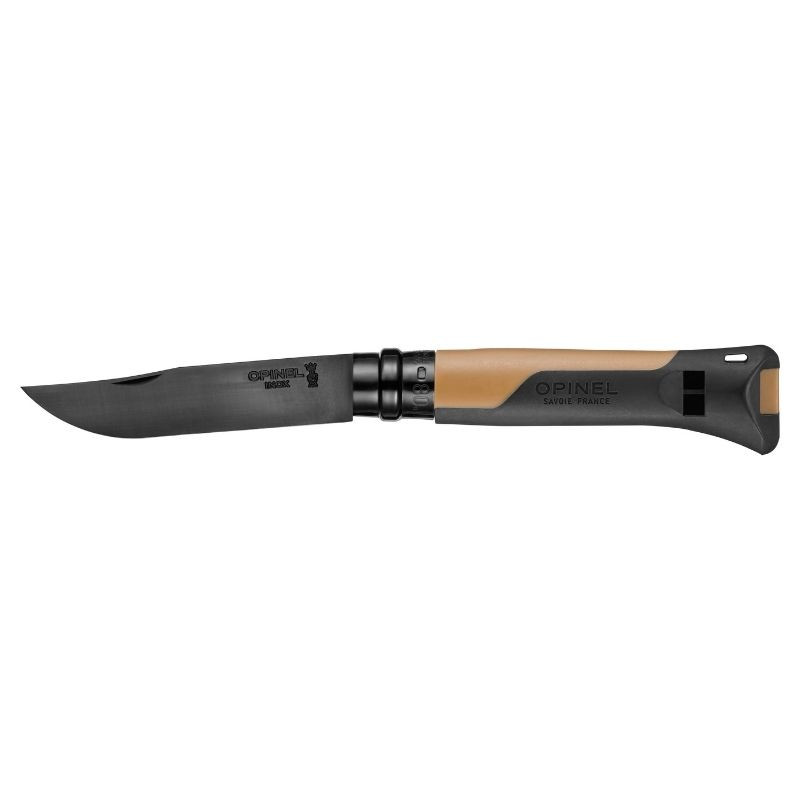 Opinel N08 Horizon zakmes mustard black 
