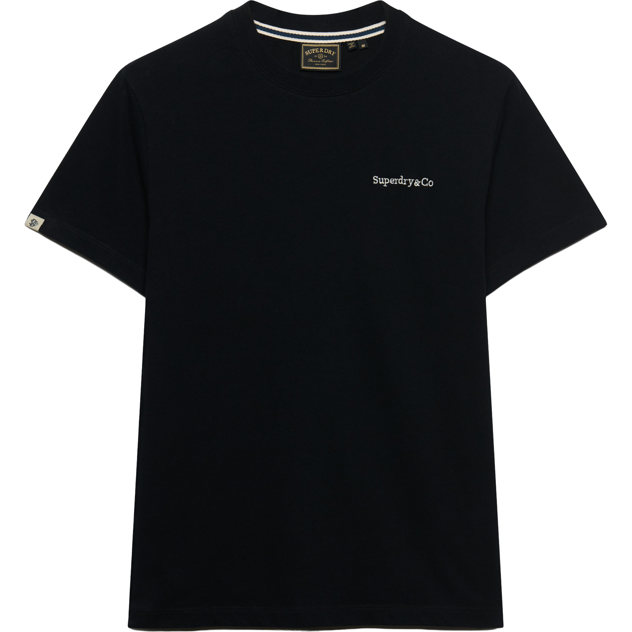 Superdry Essential Logo shirt heren black cream  